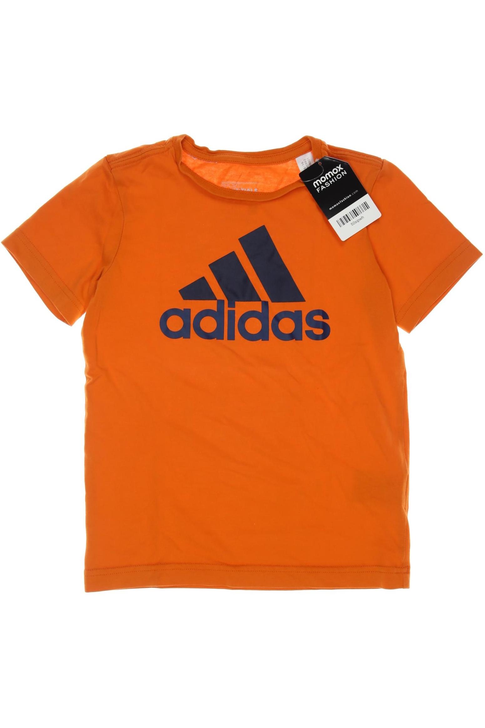 

adidas Herren T-Shirt, orange, Gr. 128