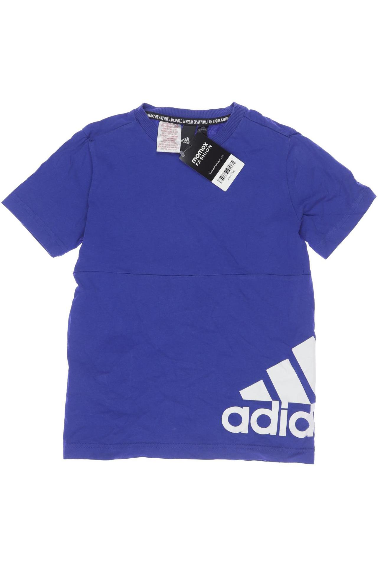 

adidas Herren T-Shirt, blau, Gr. 140