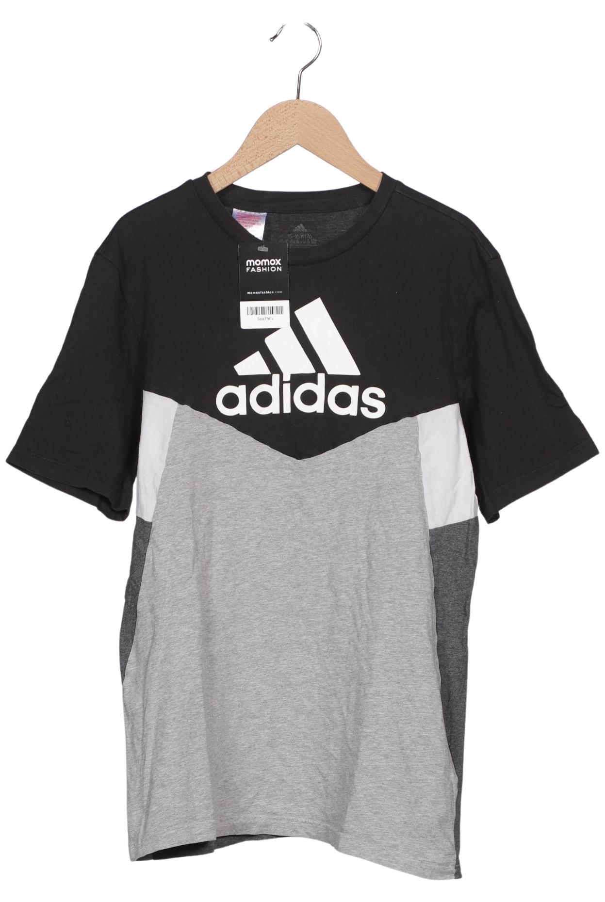 

adidas Herren T-Shirt, grau, Gr. 176