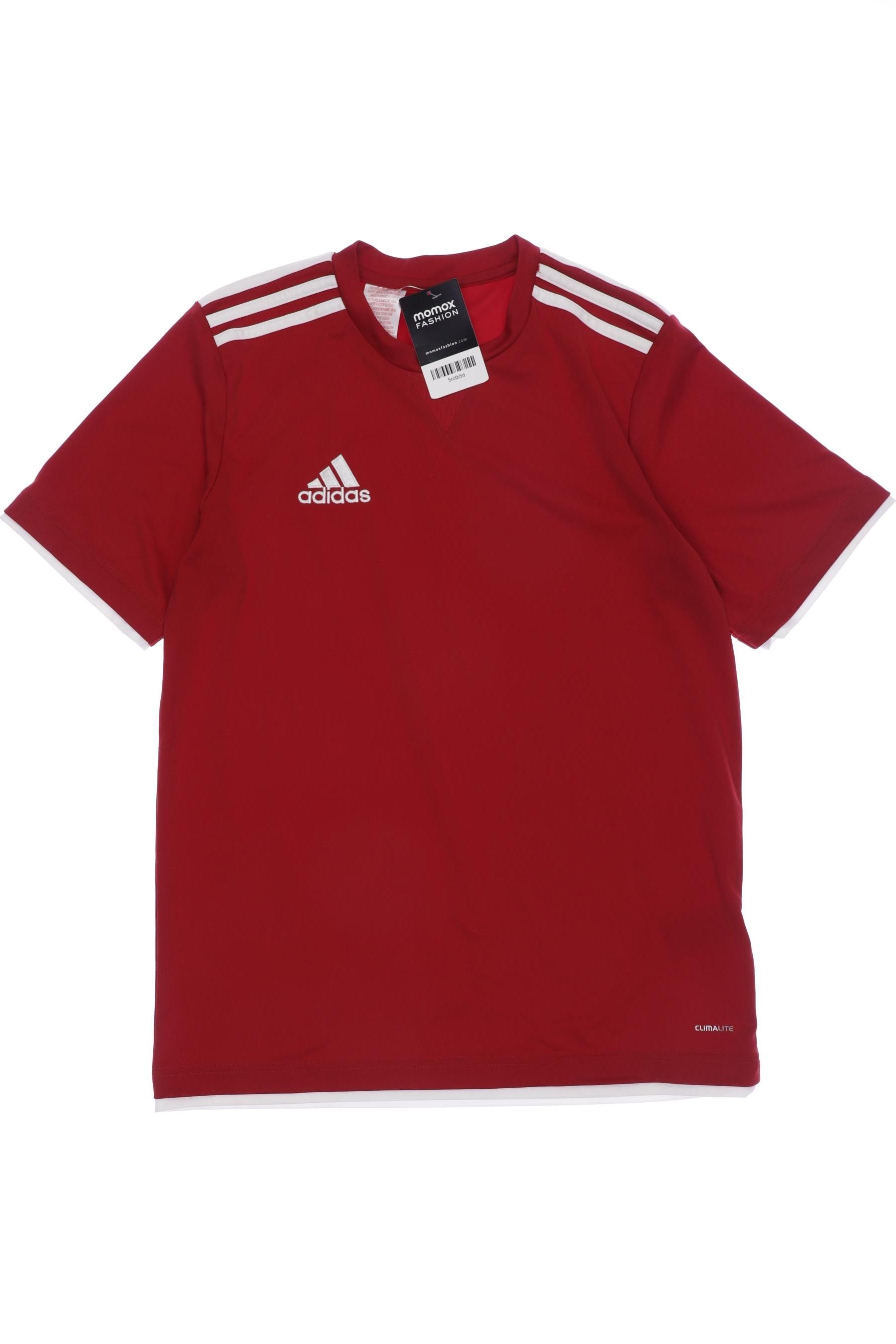 

adidas Herren T-Shirt, rot, Gr. 176