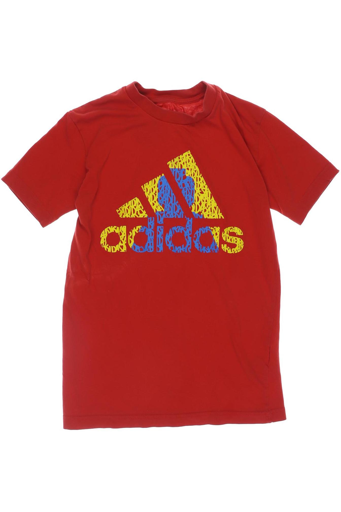 

adidas Jungen T-Shirt, rot, Gr. 140