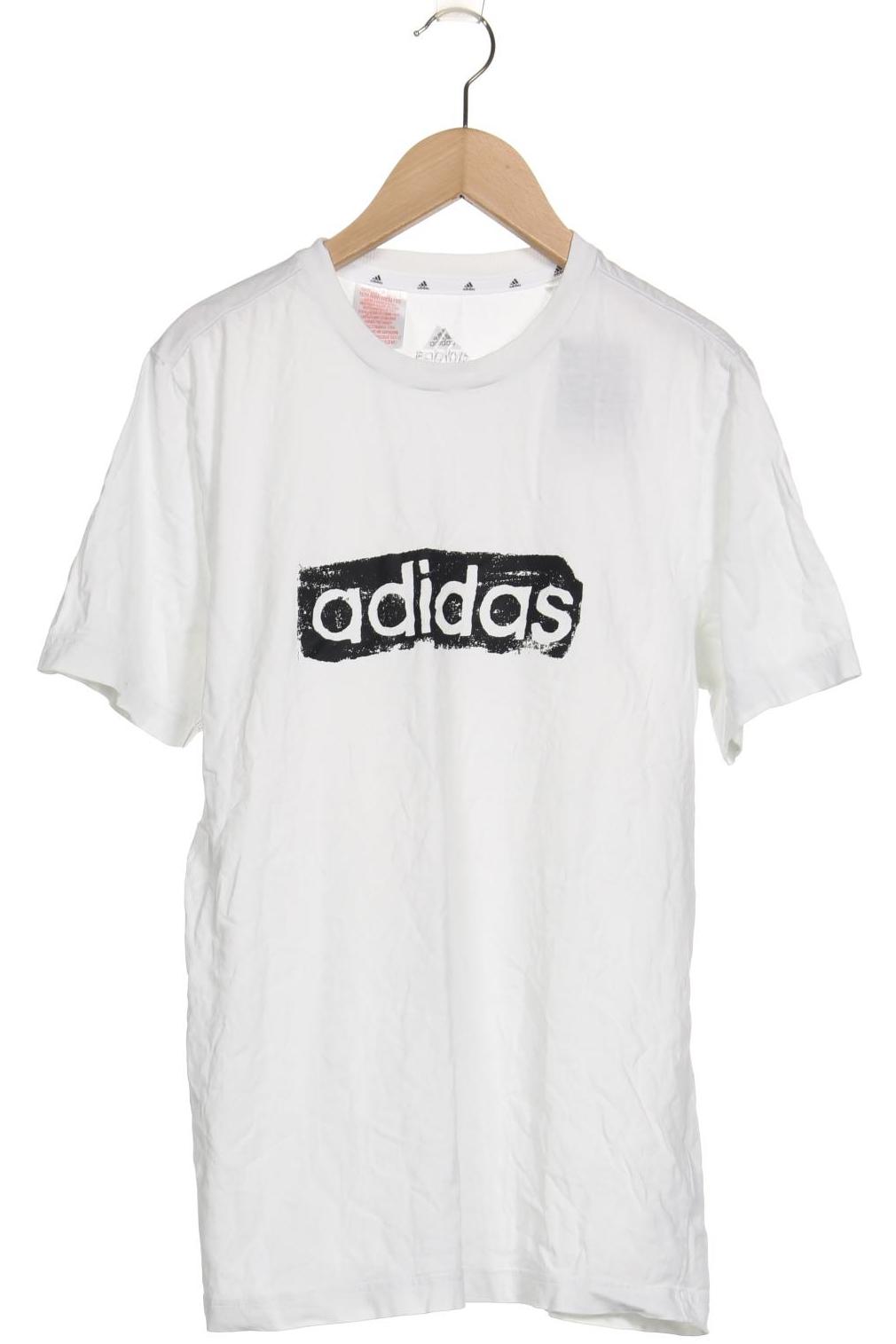 

adidas Herren T-Shirt, weiß, Gr. 176