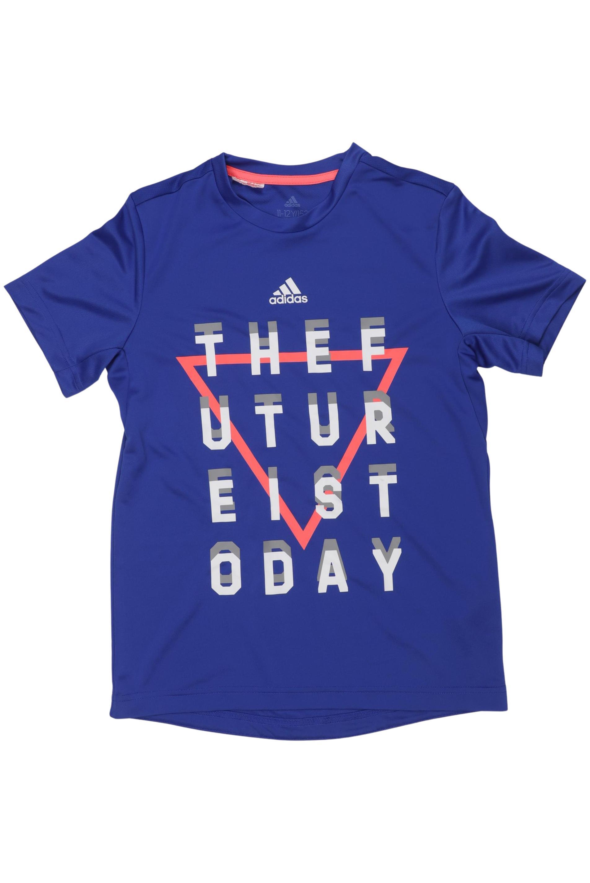 

adidas Jungen T-Shirt, blau, Gr. 152