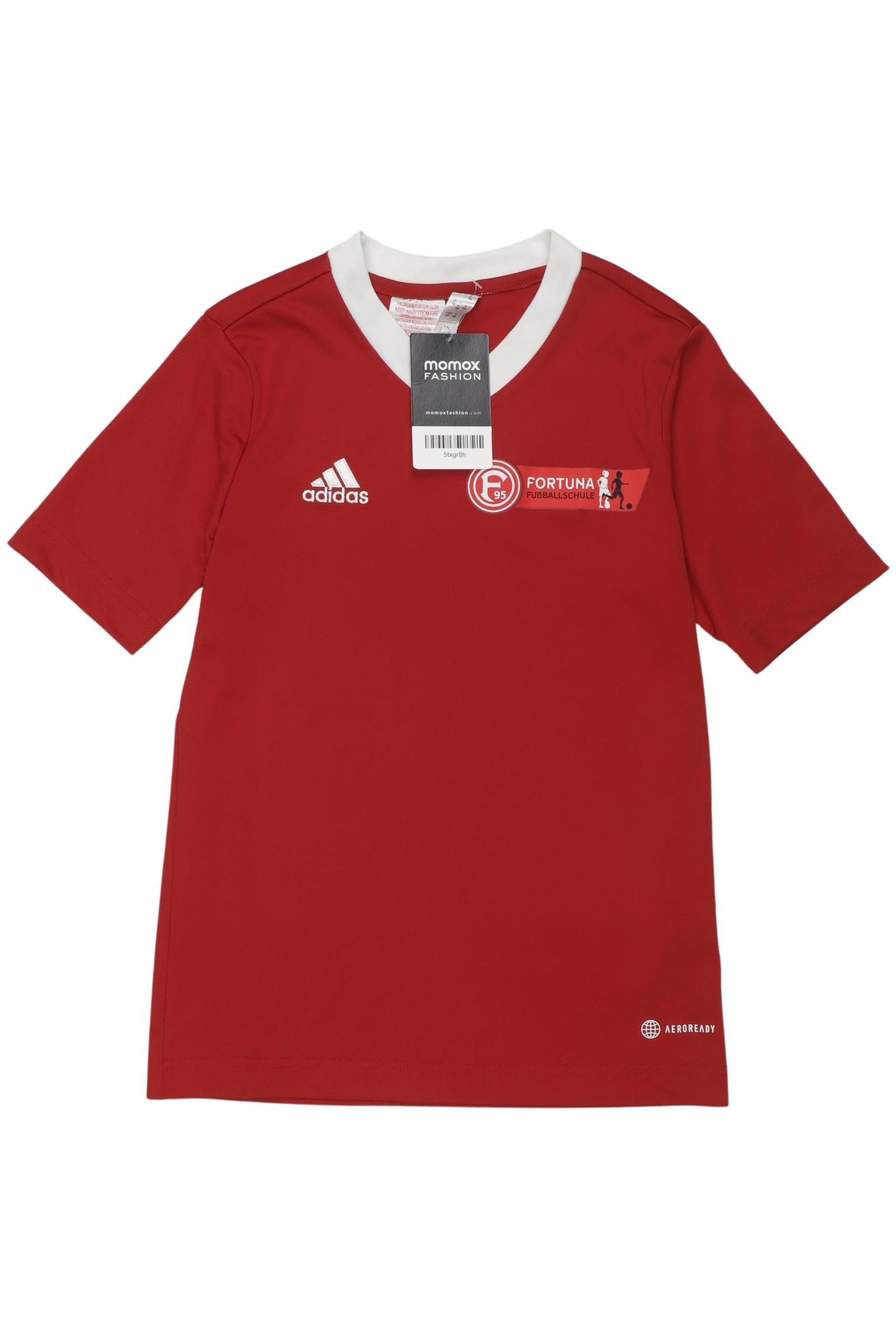 

adidas Jungen T-Shirt, rot, Gr. 140