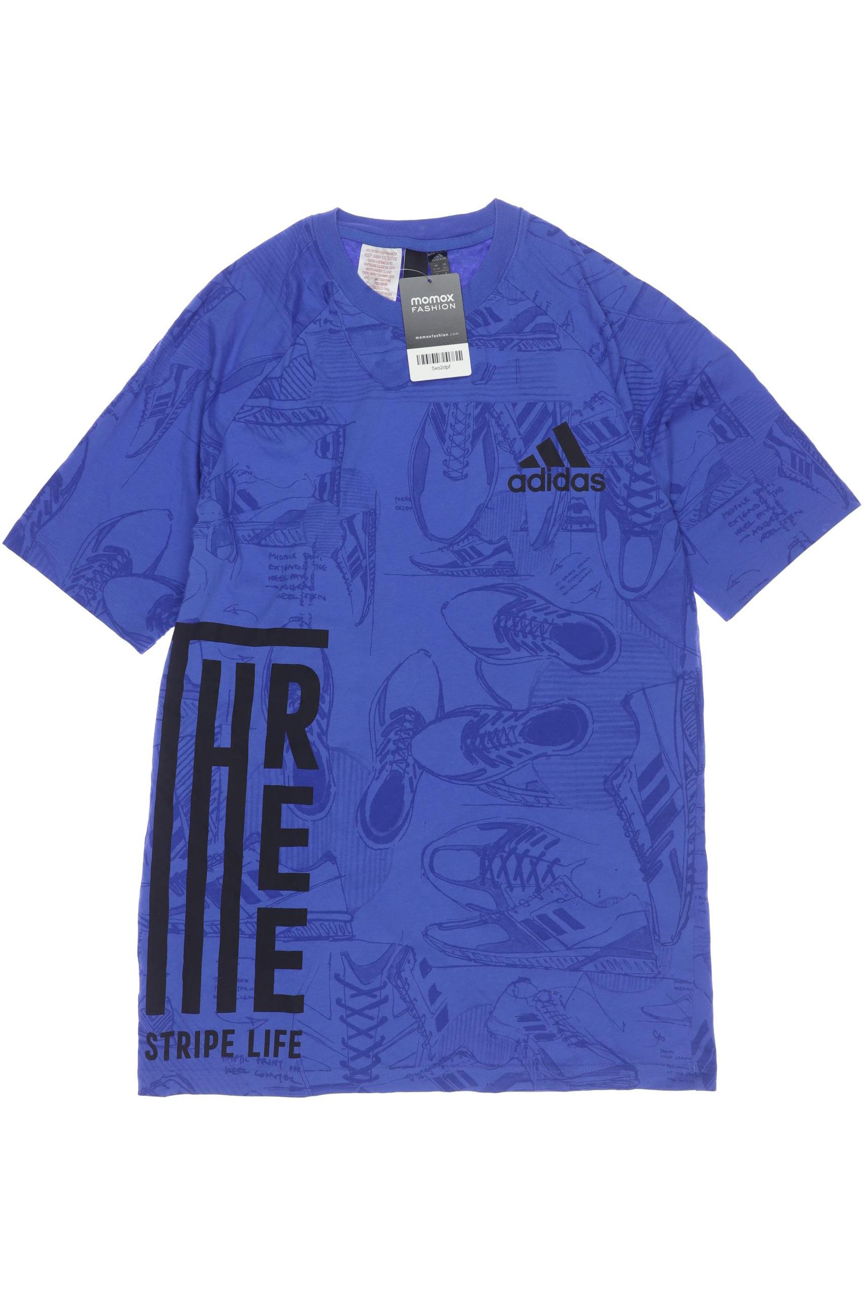 

adidas Herren T-Shirt, blau, Gr. 176