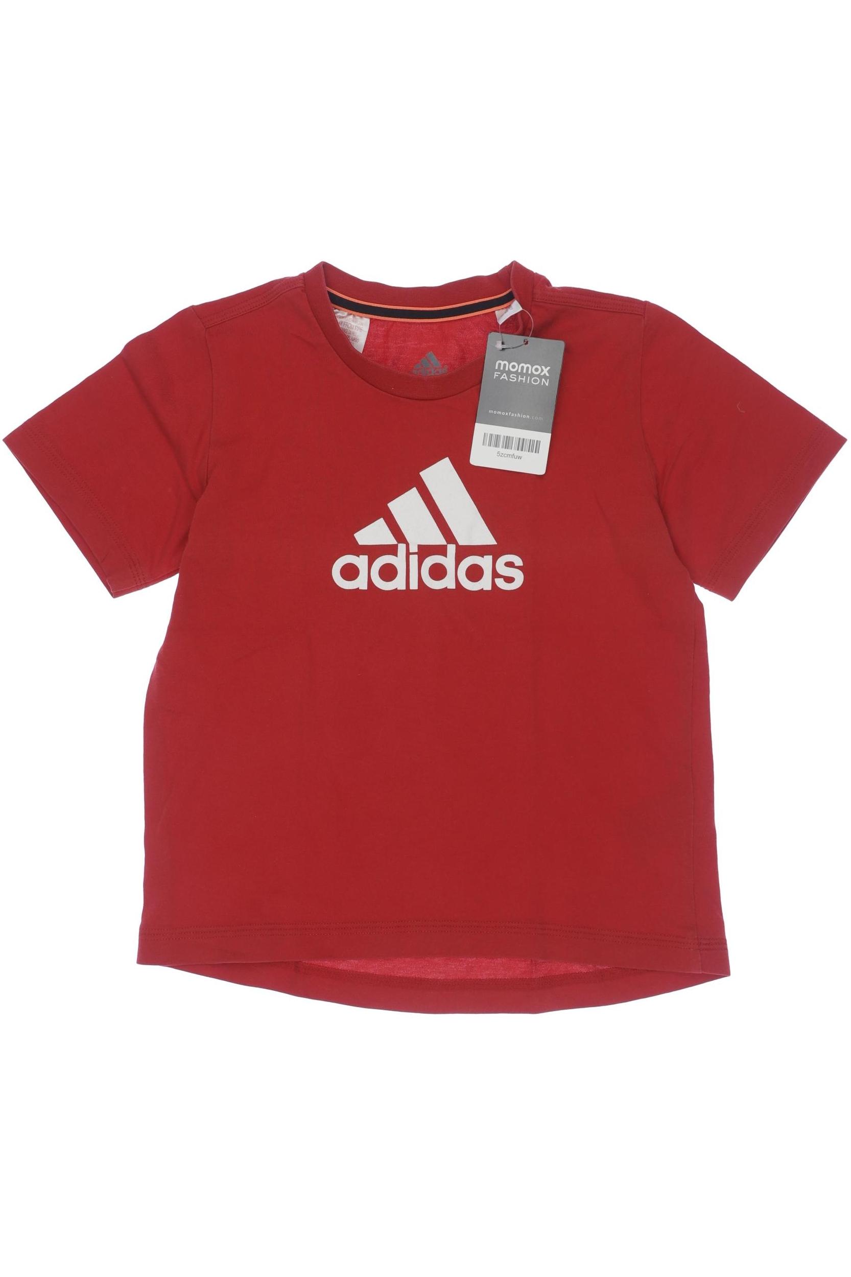 

adidas Herren T-Shirt, rot, Gr. 128