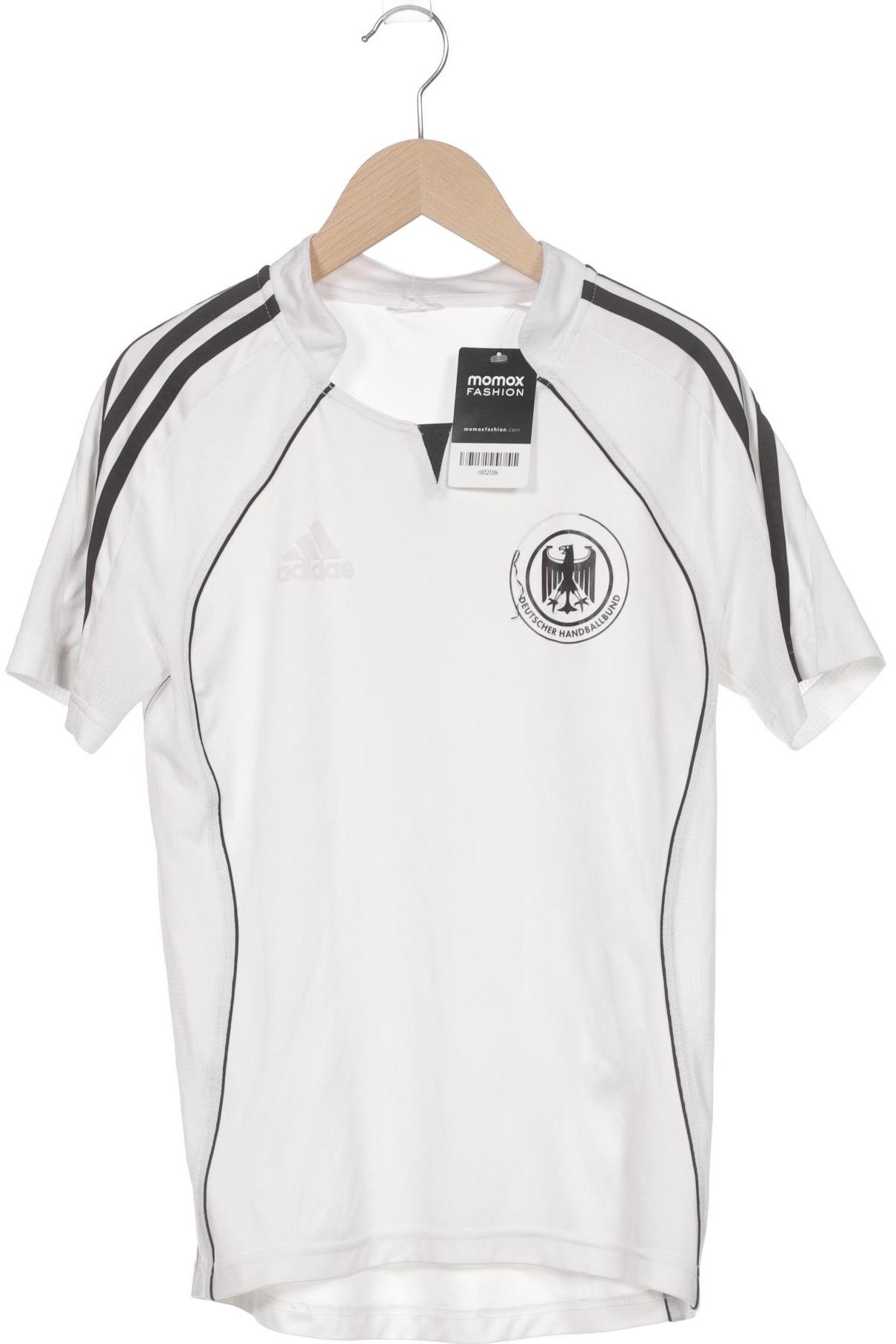 

adidas Jungen T-Shirt, weiß, Gr. 158