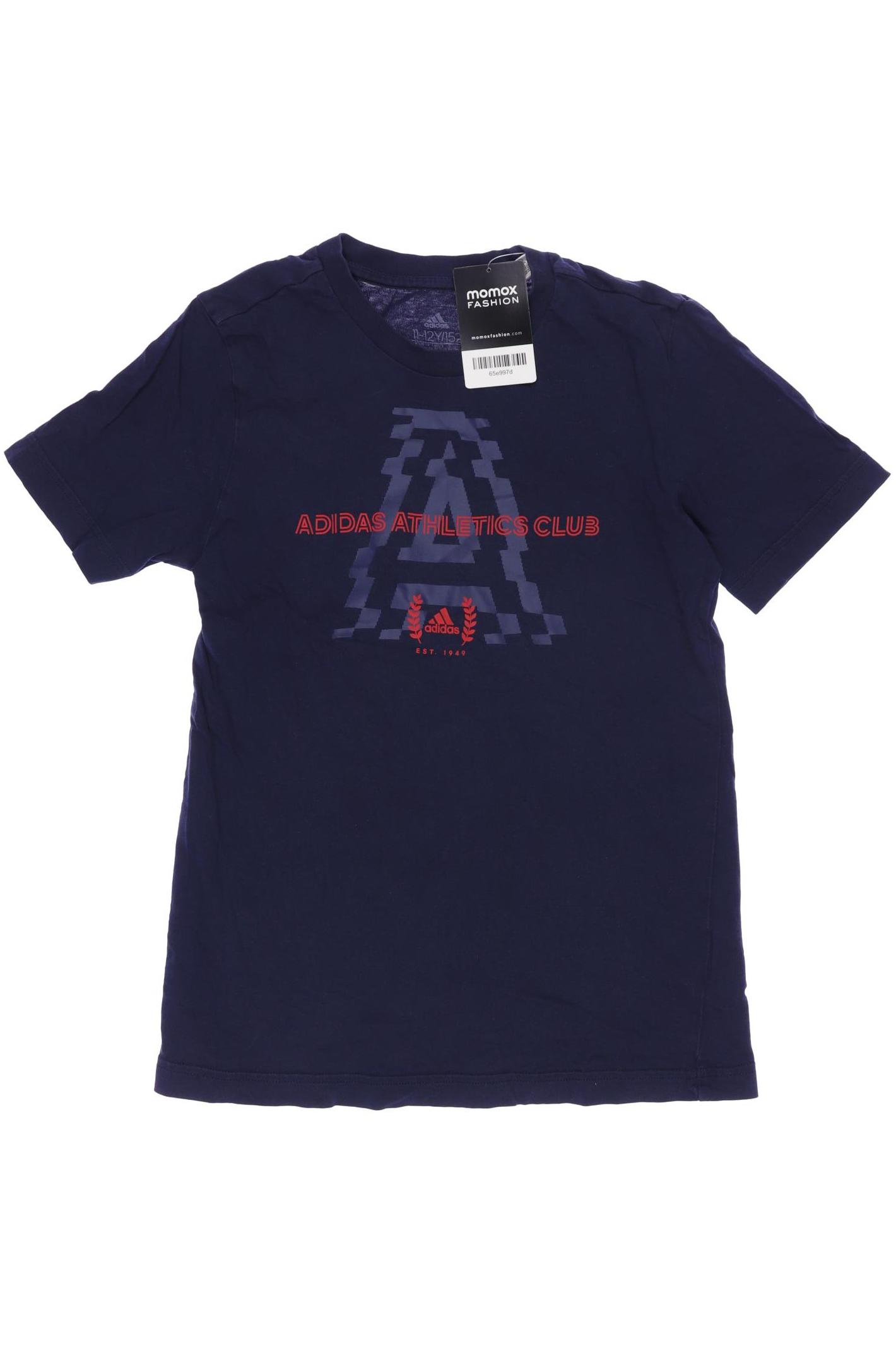 

adidas Herren T-Shirt, marineblau, Gr. 152