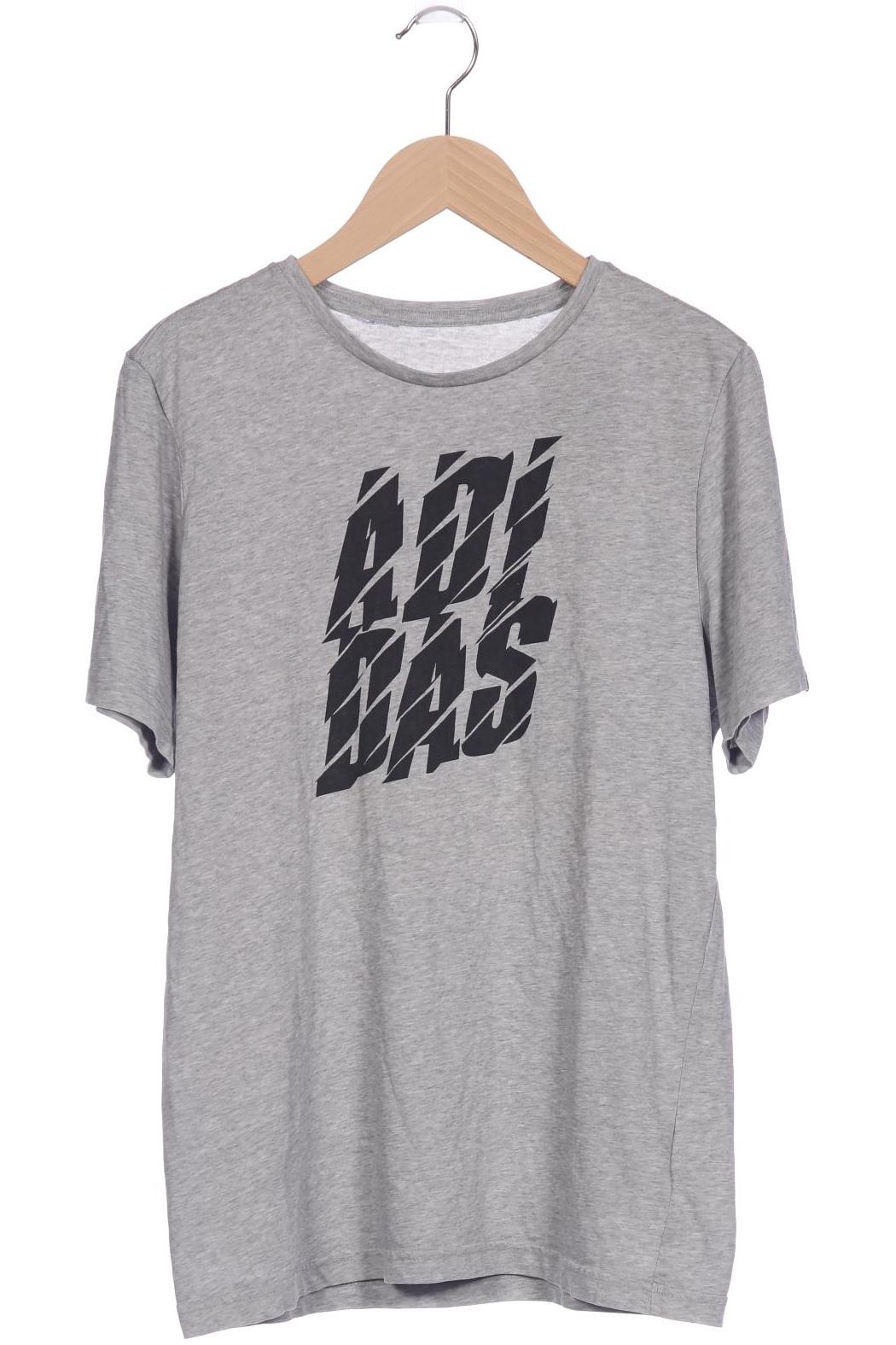 

adidas Herren T-Shirt, grau, Gr. 146
