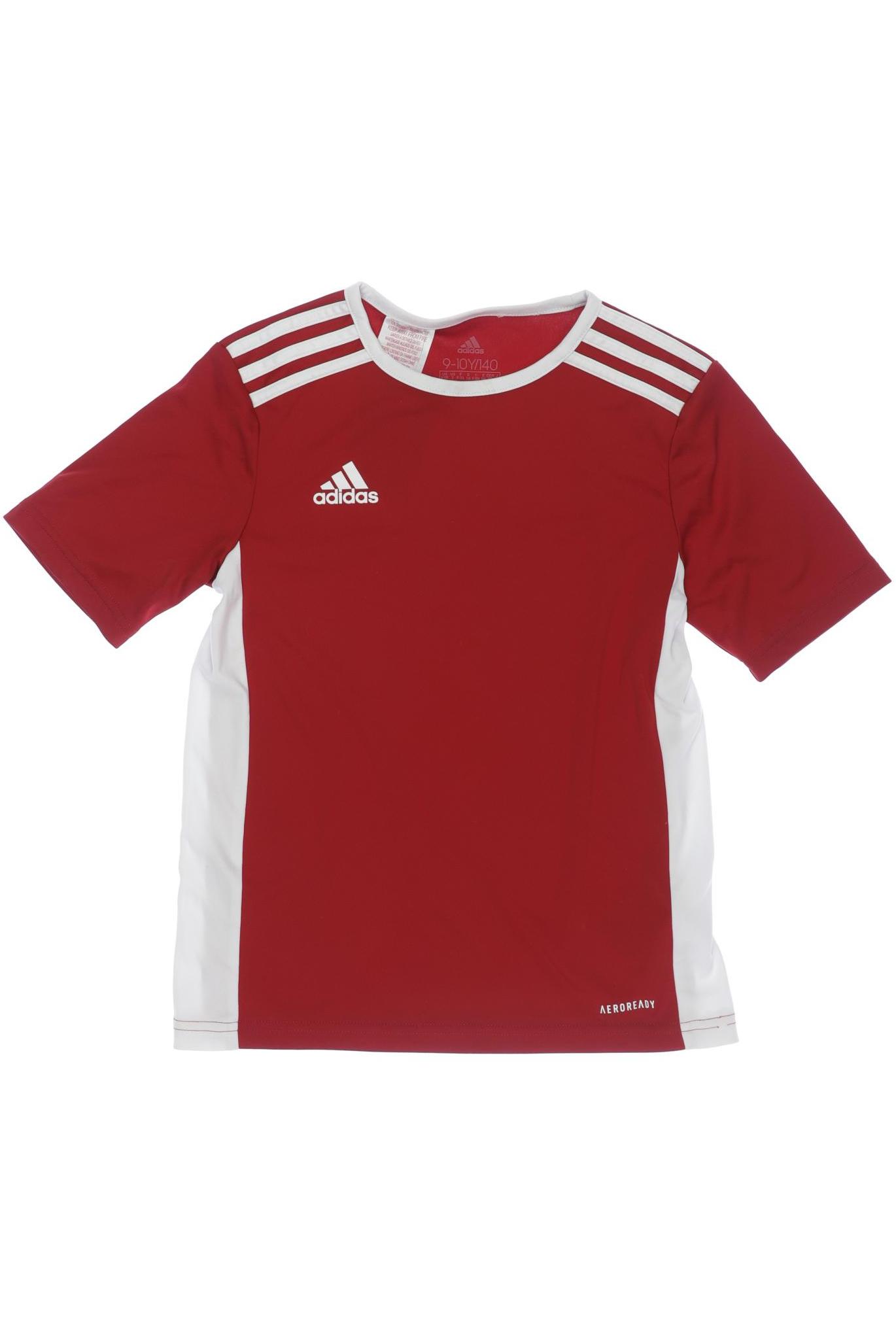 

adidas Herren T-Shirt, rot, Gr. 140