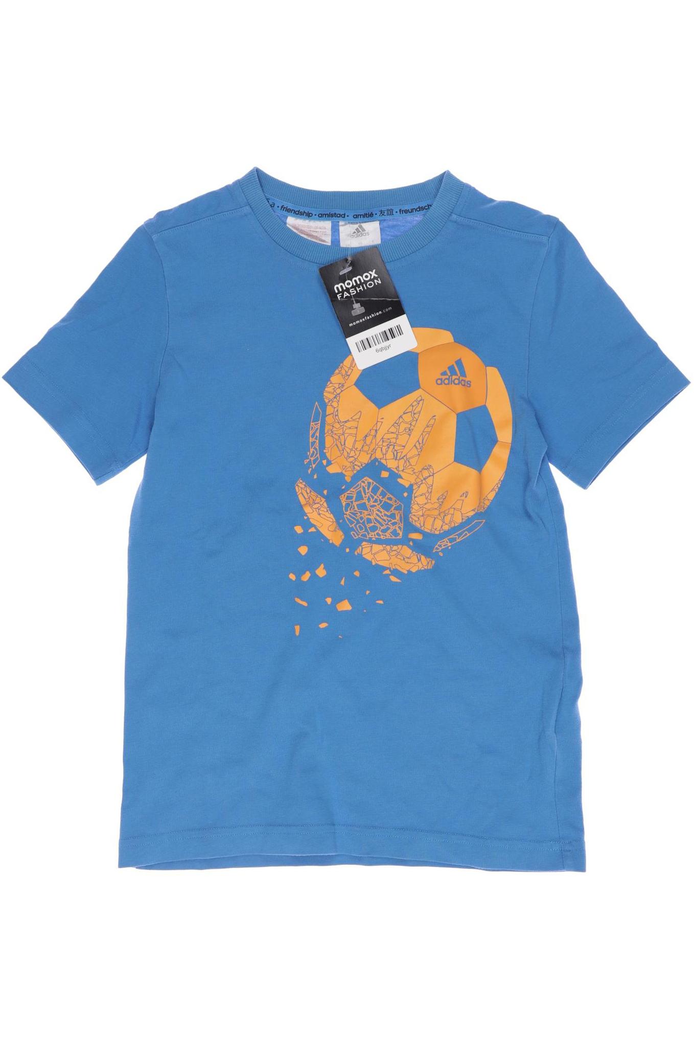 

adidas Herren T-Shirt, blau, Gr. 140