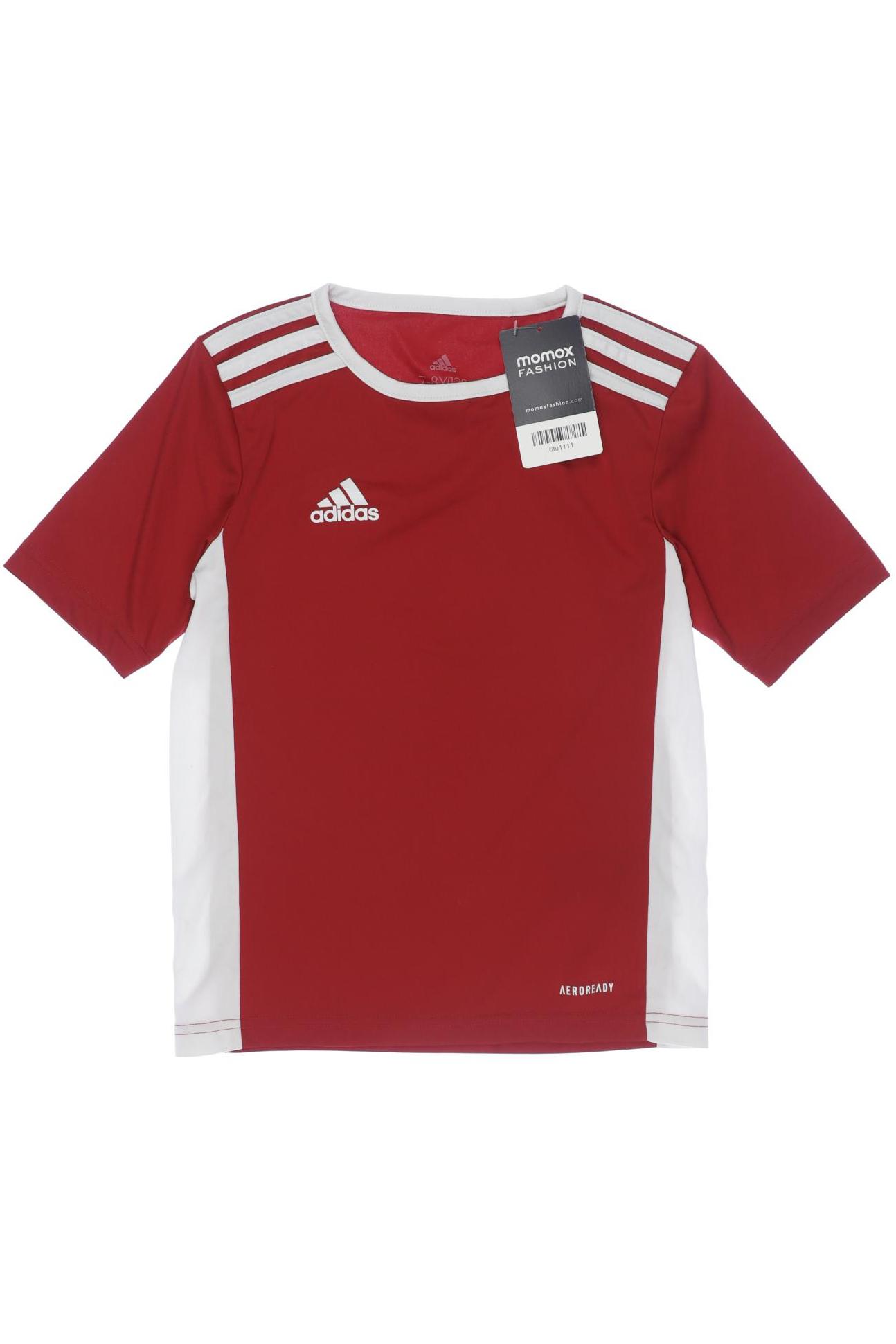 

adidas Herren T-Shirt, rot, Gr. 128