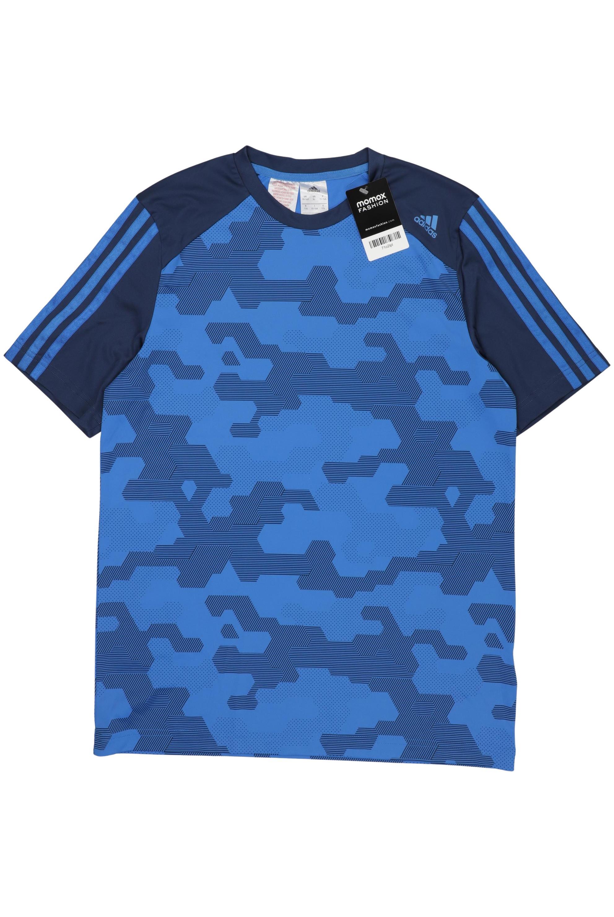 

adidas Herren T-Shirt, blau, Gr. 176