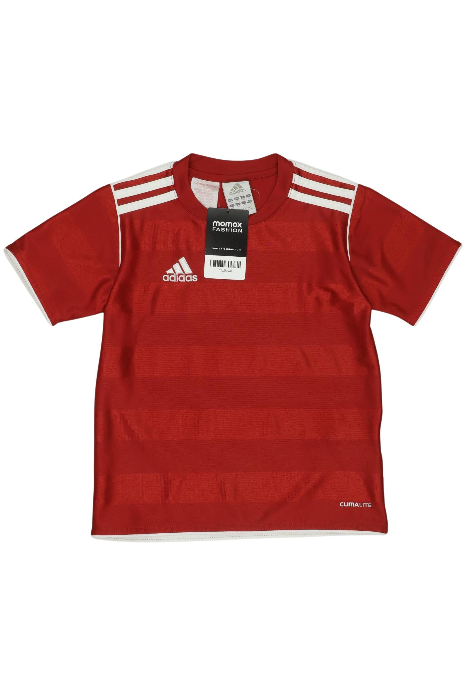 

adidas Herren T-Shirt, rot, Gr. 146