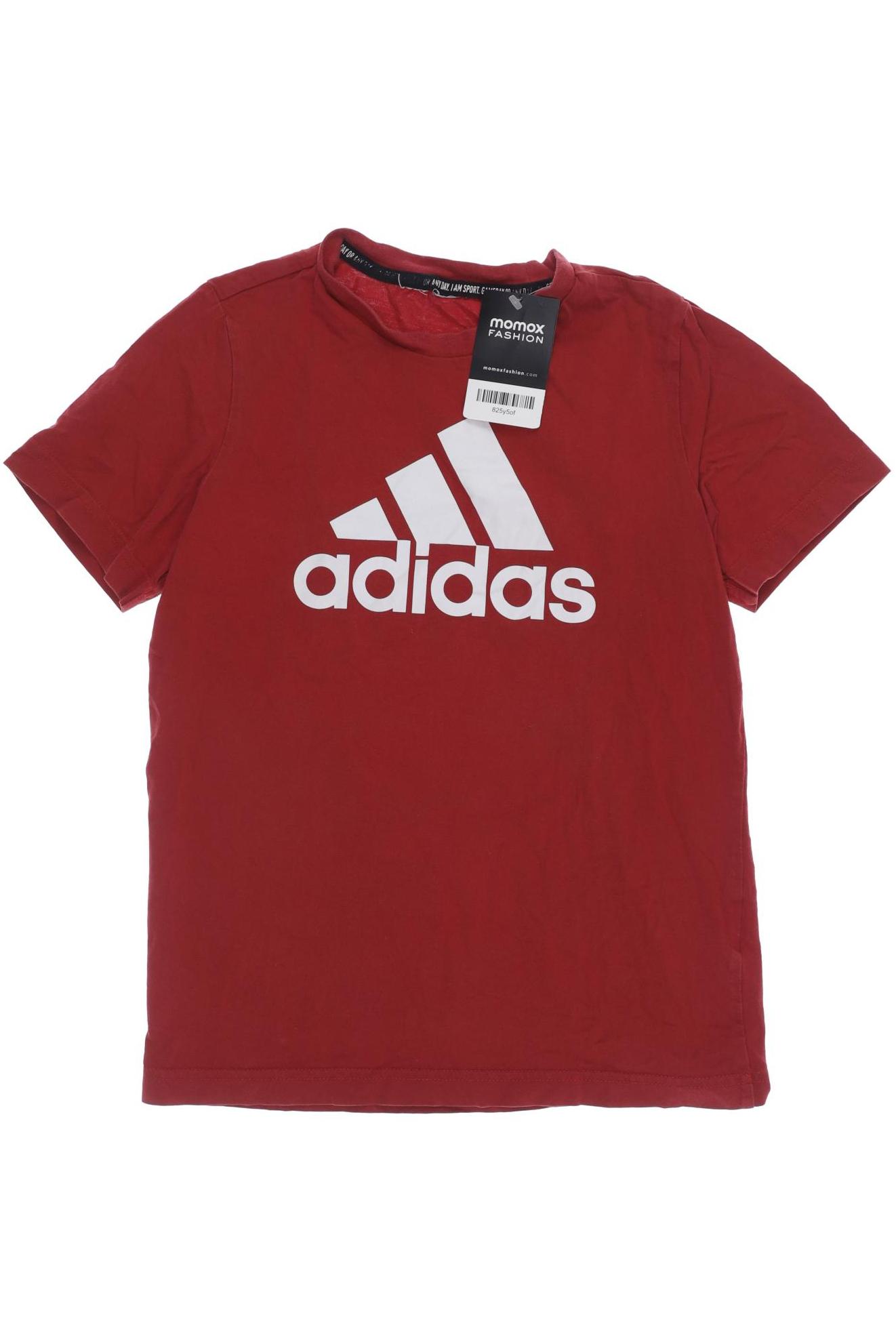 

adidas Herren T-Shirt, rot, Gr. 128