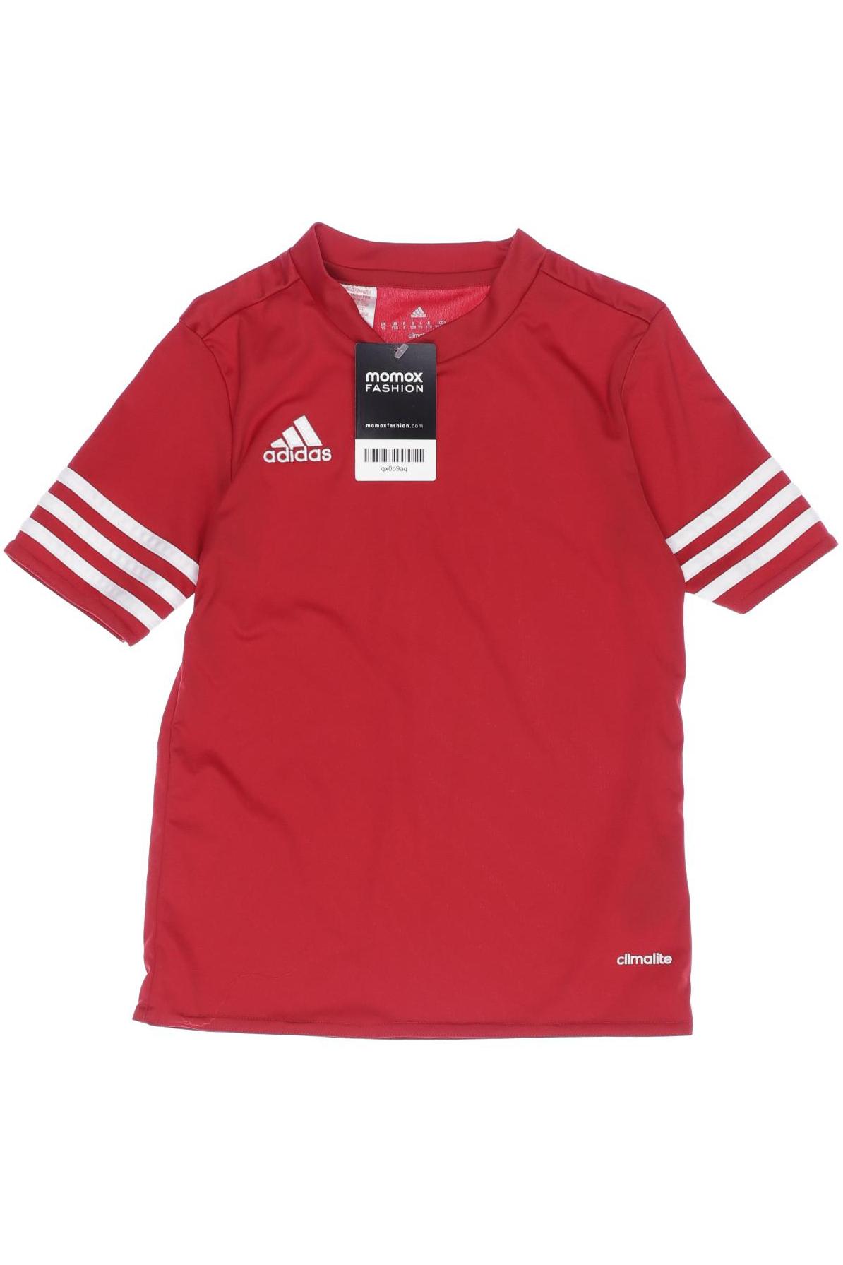 

adidas Herren T-Shirt, rot, Gr. 128