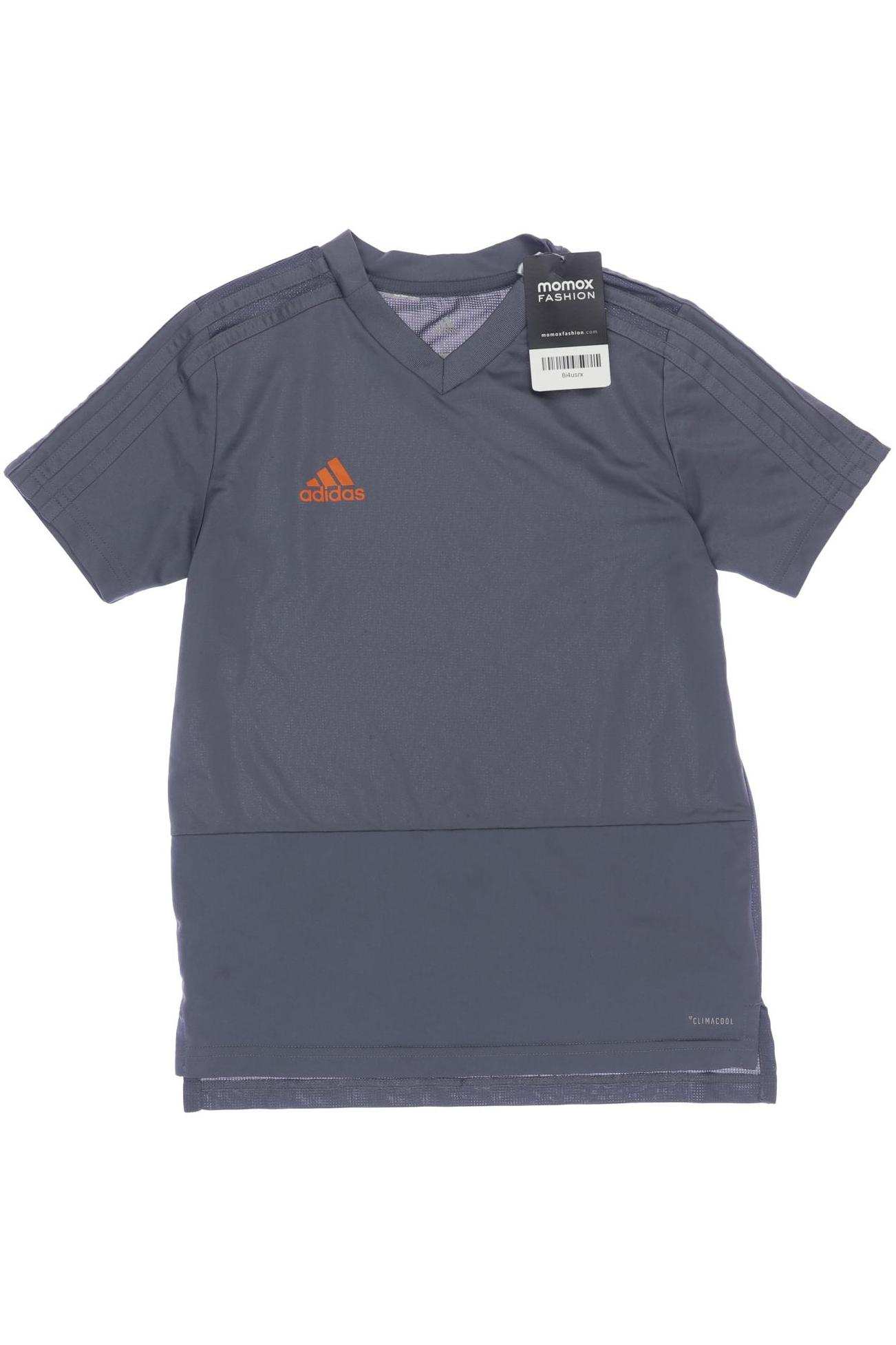 

adidas Herren T-Shirt, grau, Gr. 140