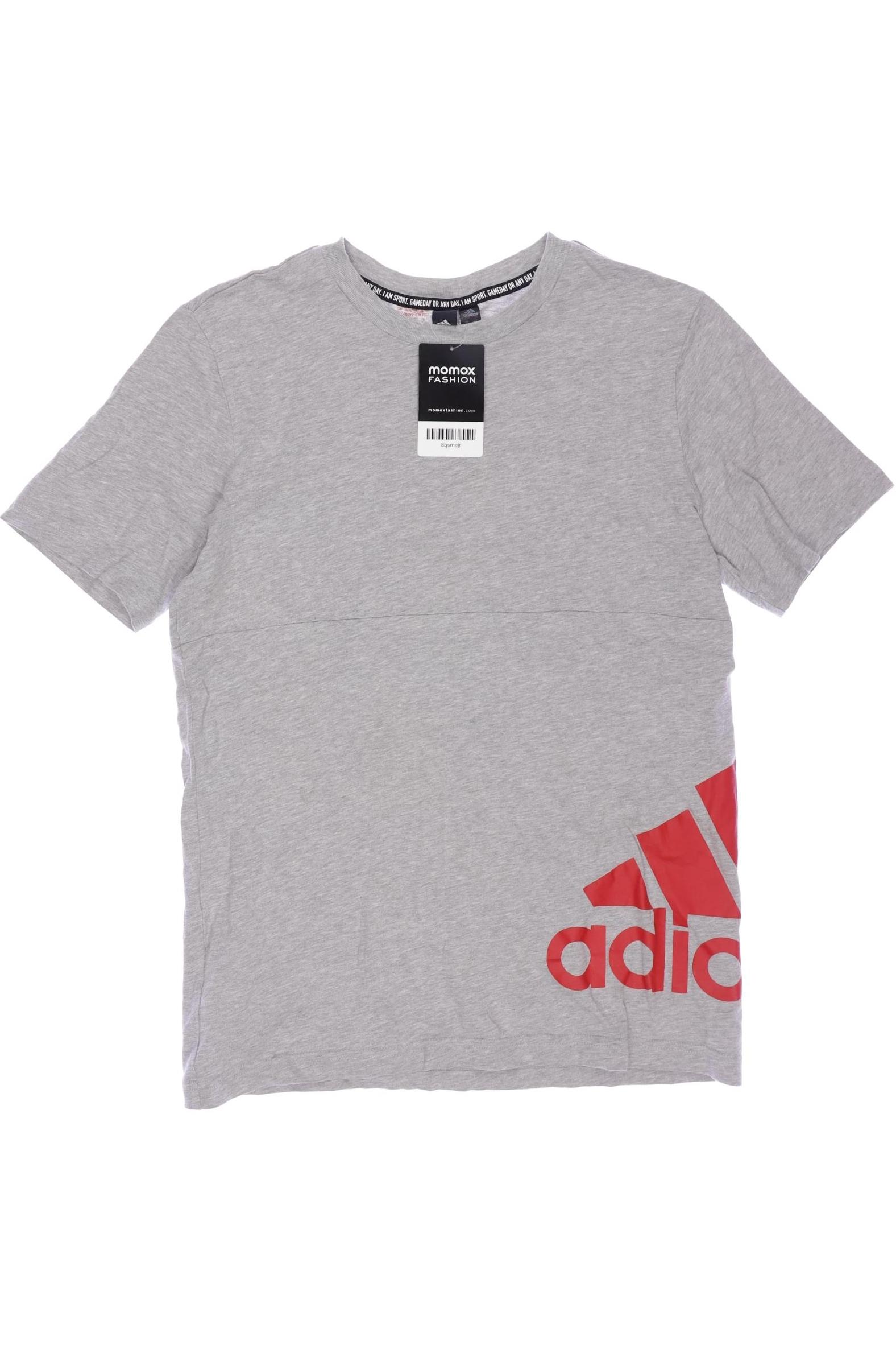 

adidas Herren T-Shirt, grau, Gr. 164