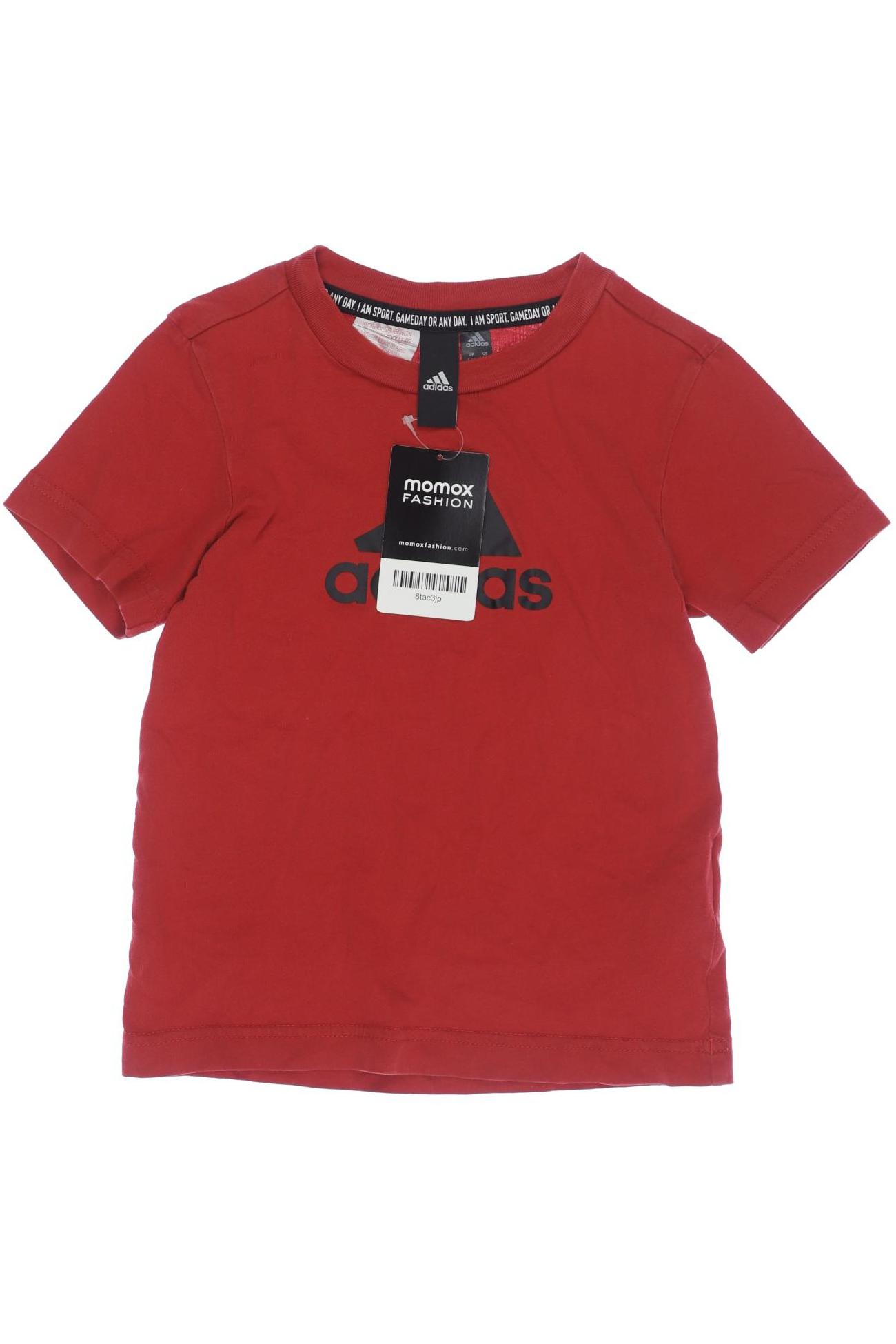 

adidas Herren T-Shirt, rot, Gr. 110