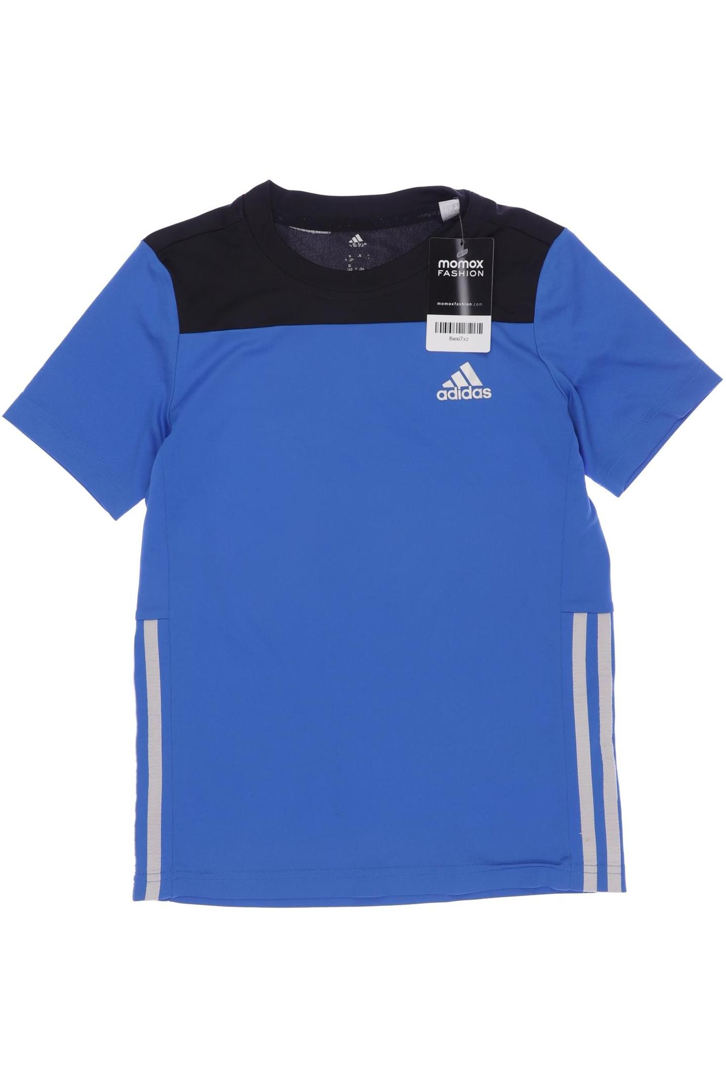 

adidas Herren T-Shirt, blau, Gr. 140
