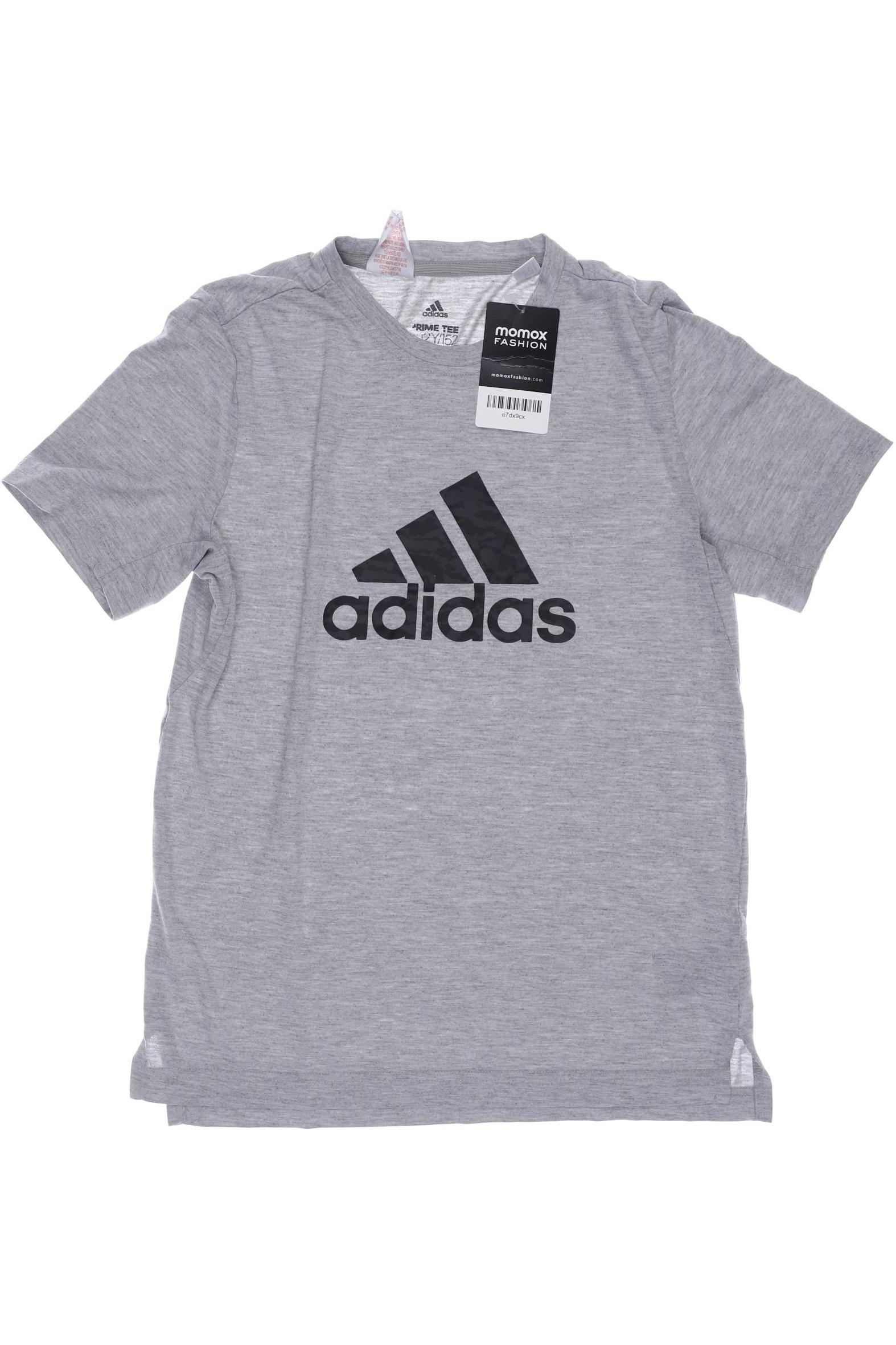 

adidas Herren T-Shirt, grau, Gr. 152