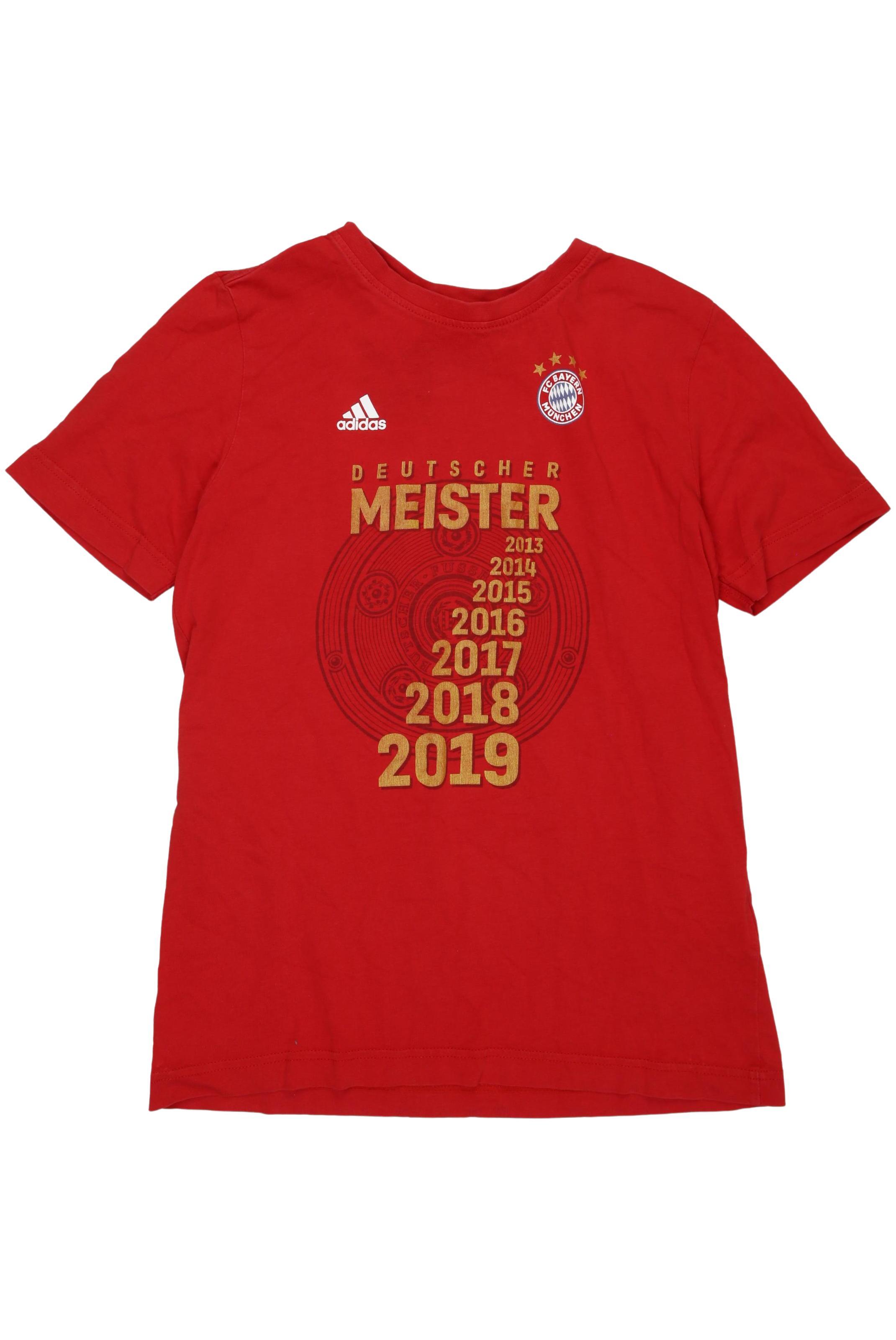 

adidas Herren T-Shirt, rot, Gr. 152