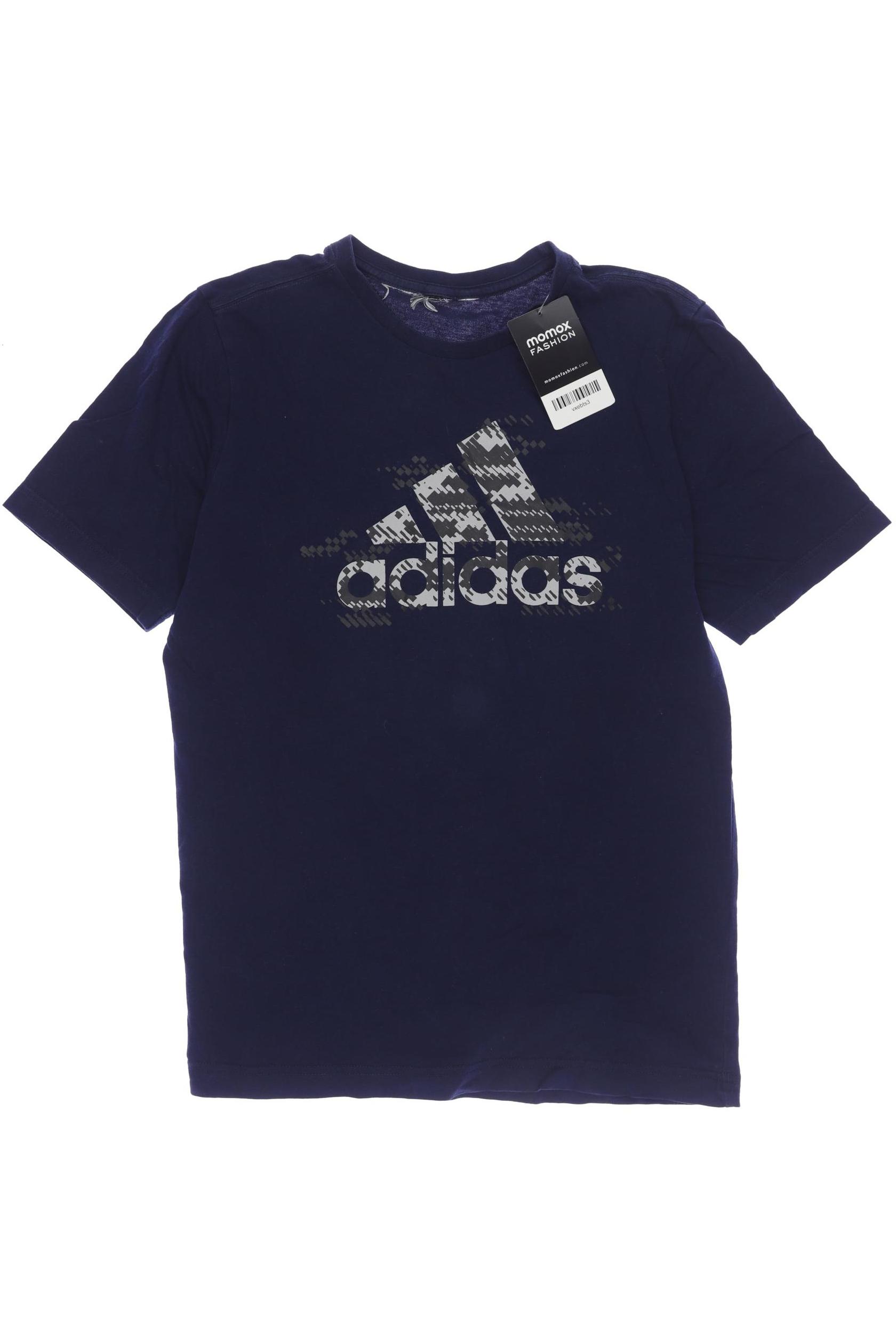 

adidas Herren T-Shirt, marineblau, Gr. 164