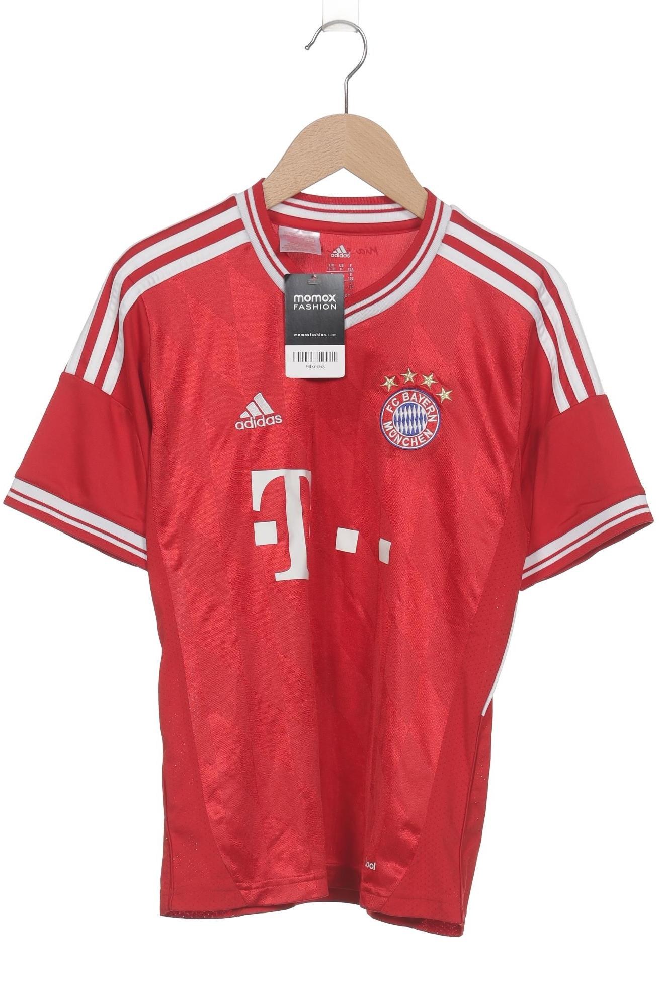 

adidas Herren T-Shirt, rot, Gr. 152