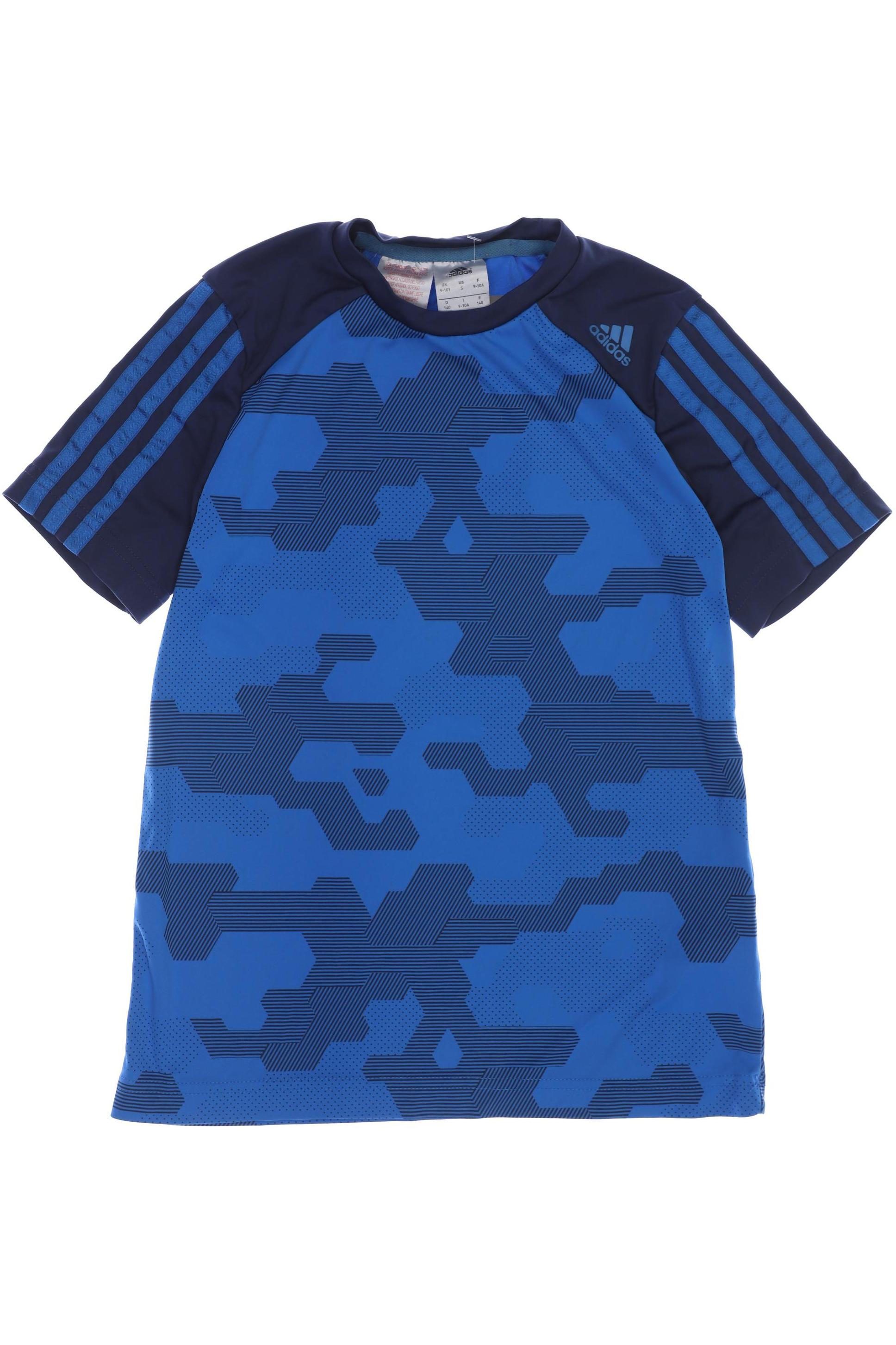 

adidas Herren T-Shirt, blau, Gr. 140