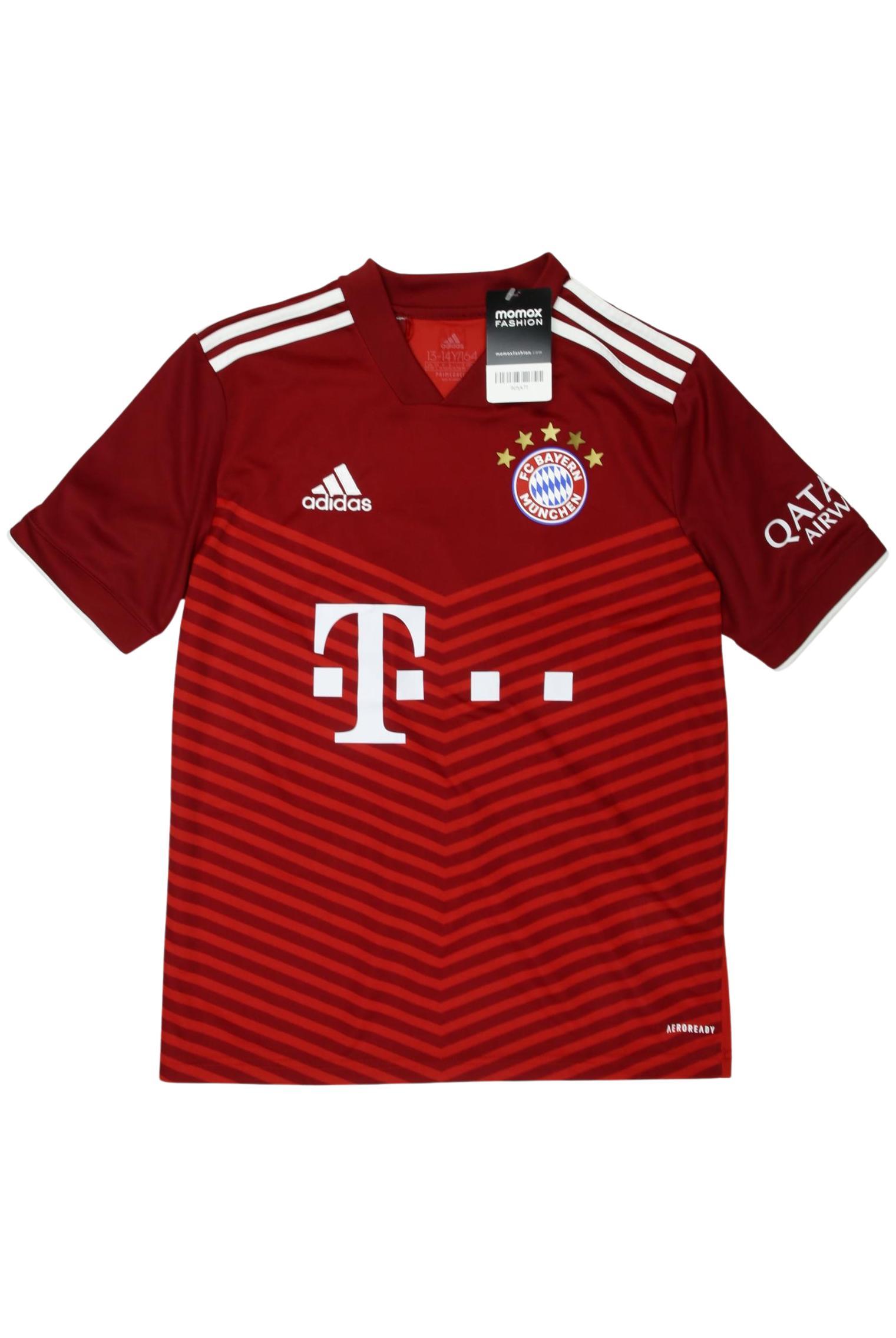 

adidas Herren T-Shirt, bordeaux, Gr. 164