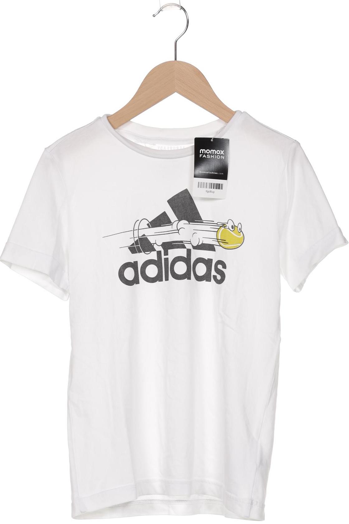 

adidas Herren T-Shirt, weiß, Gr. 152