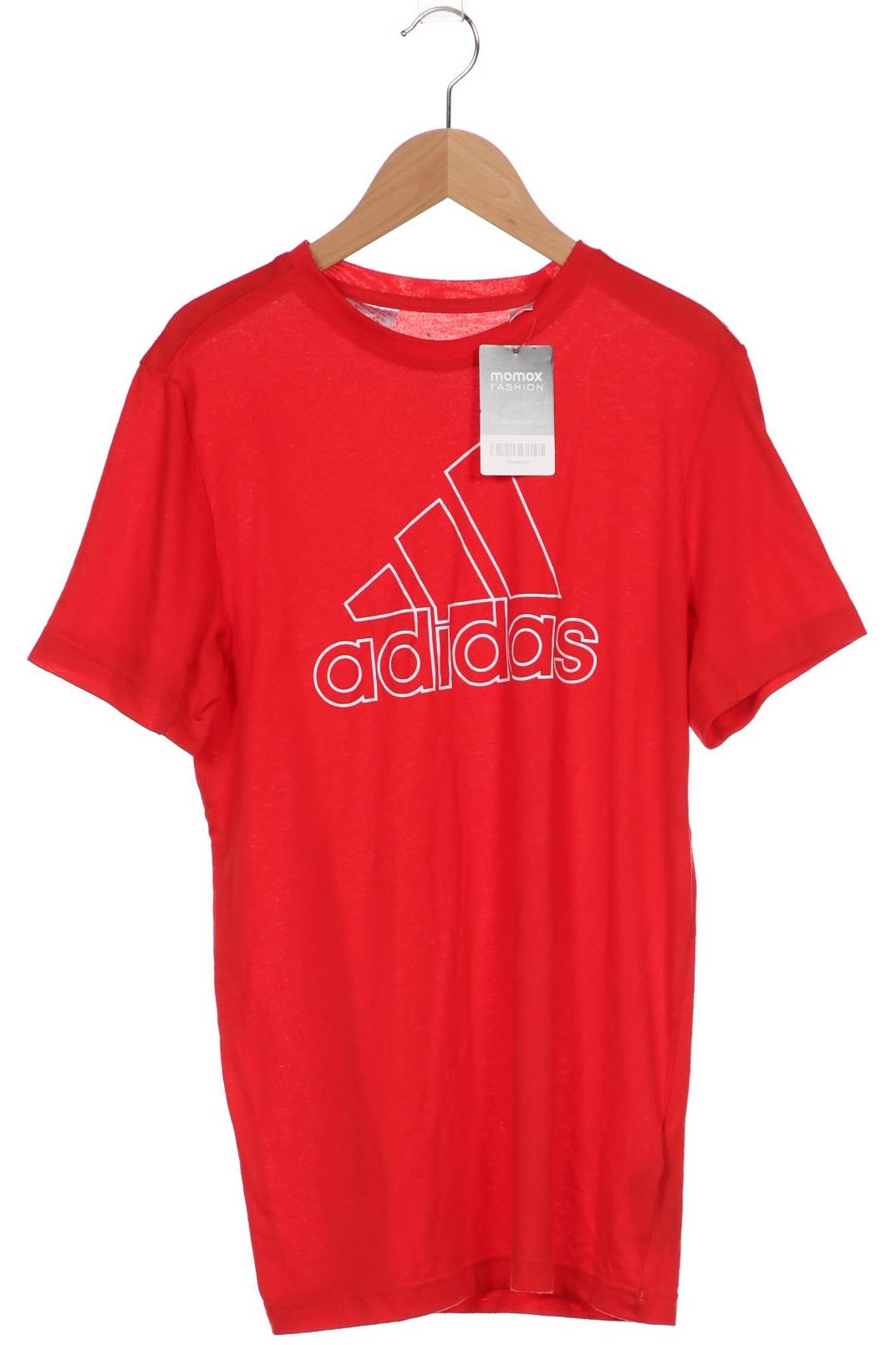 

adidas Herren T-Shirt, rot, Gr. 164