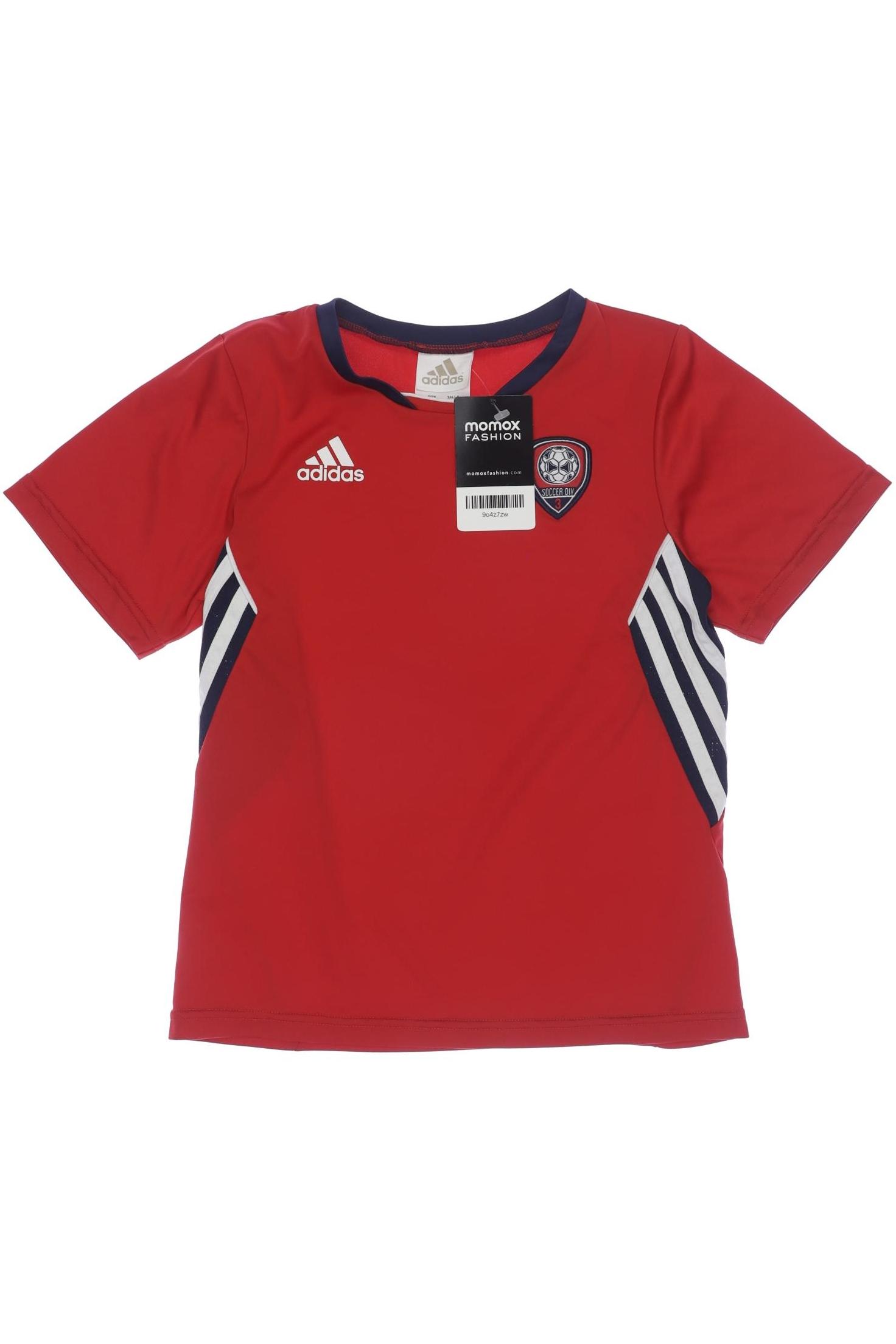 

adidas Herren T-Shirt, rot, Gr. 122