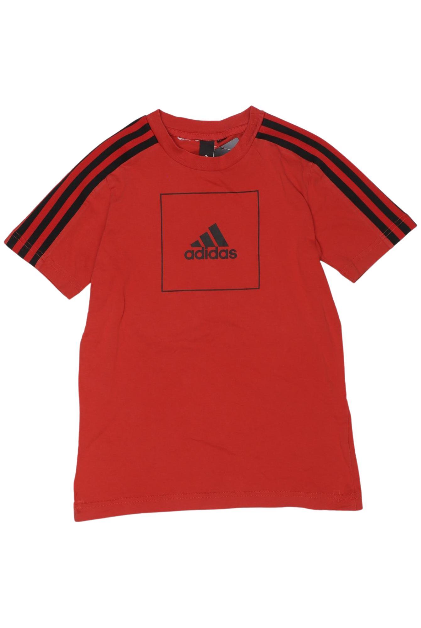 

adidas Jungen T-Shirt, rot, Gr. 140