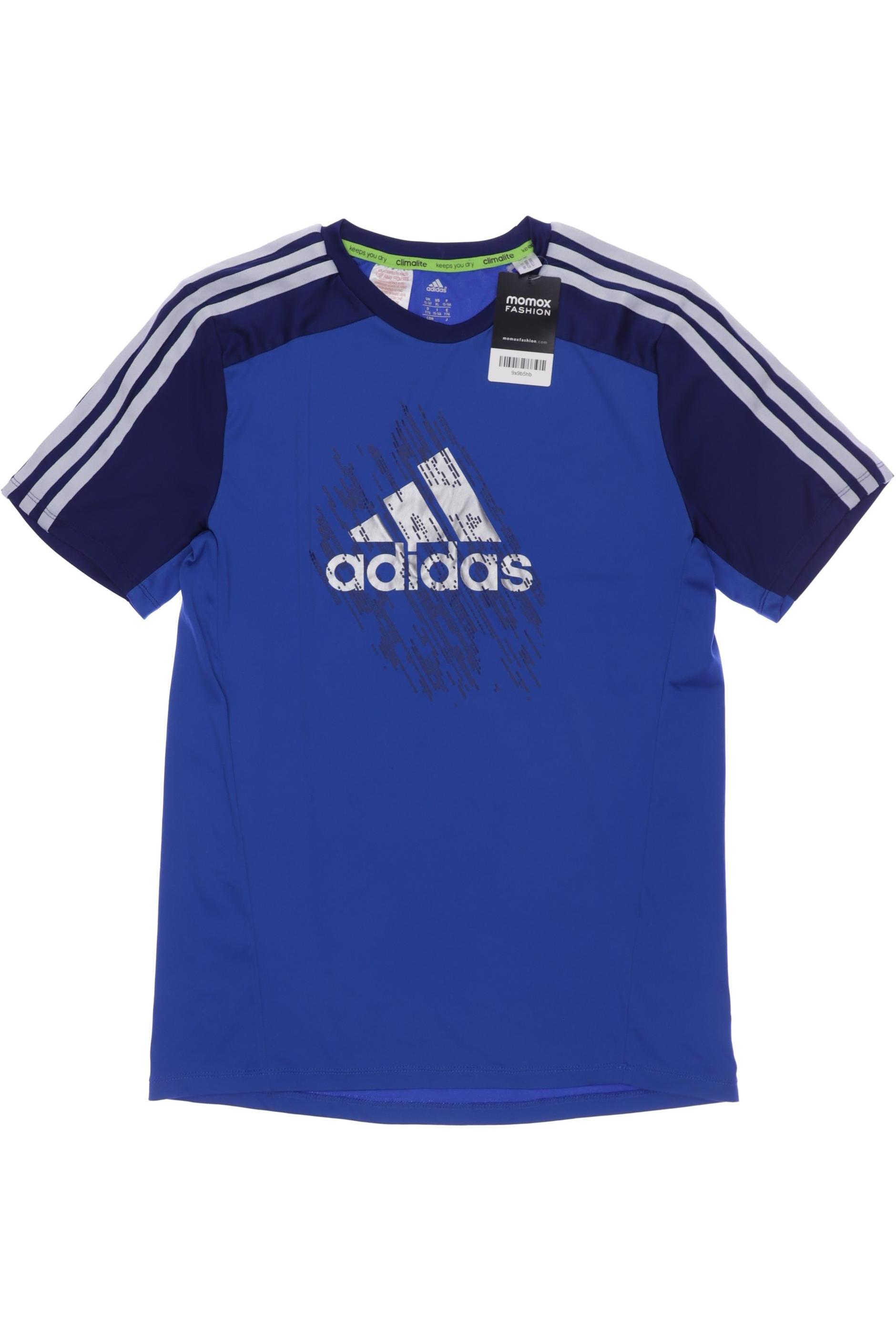 

adidas Herren T-Shirt, blau, Gr. 176