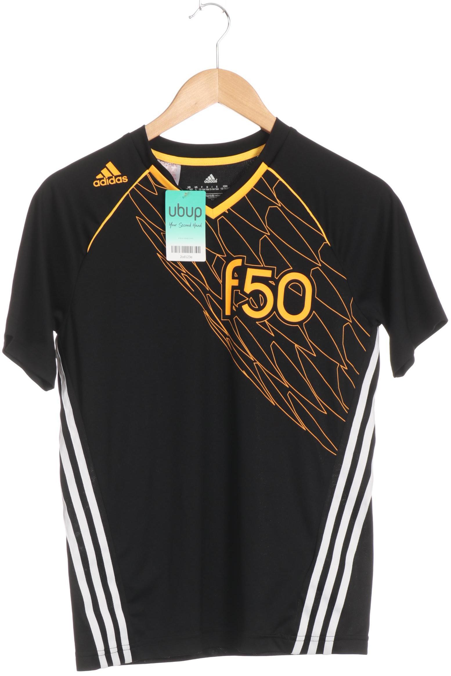 

adidas Jungen T-Shirt, schwarz, Gr. 164
