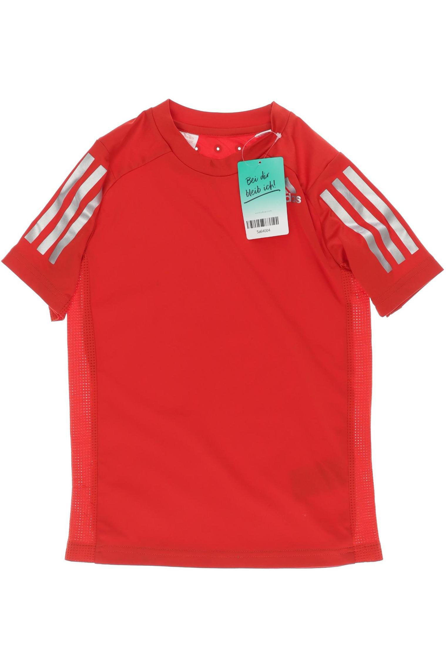 

adidas Jungen T-Shirt, rot, Gr. 128