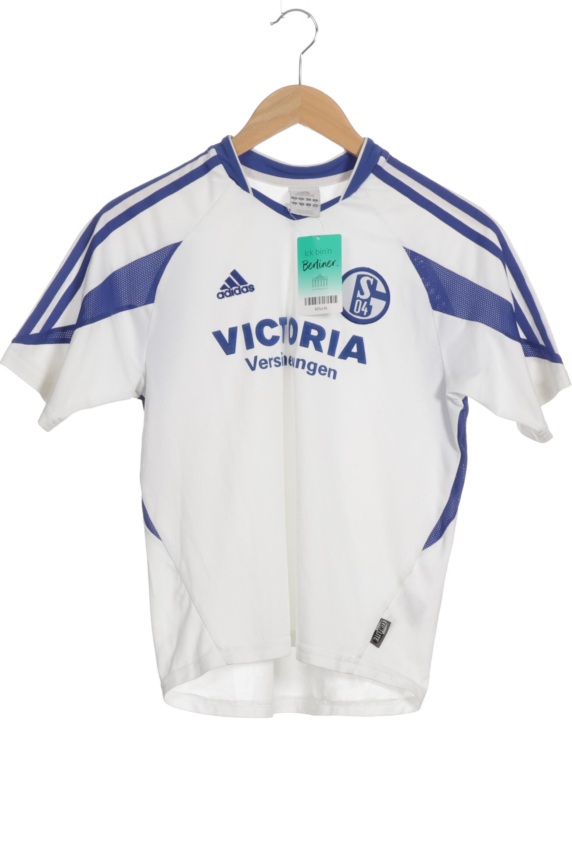 

adidas Jungen T-Shirt, weiß, Gr. 164