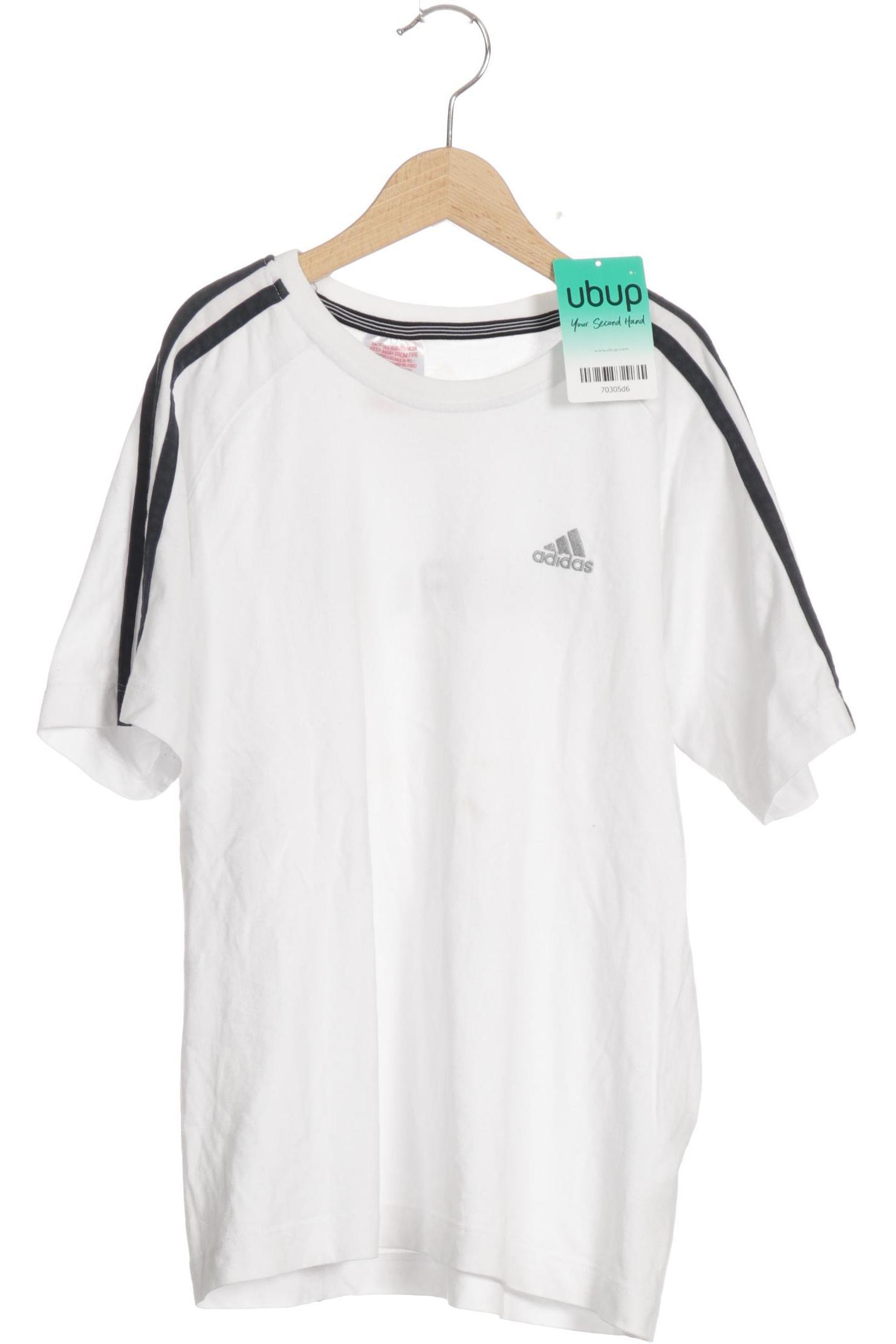 

adidas Jungen T-Shirt, weiß, Gr. 152