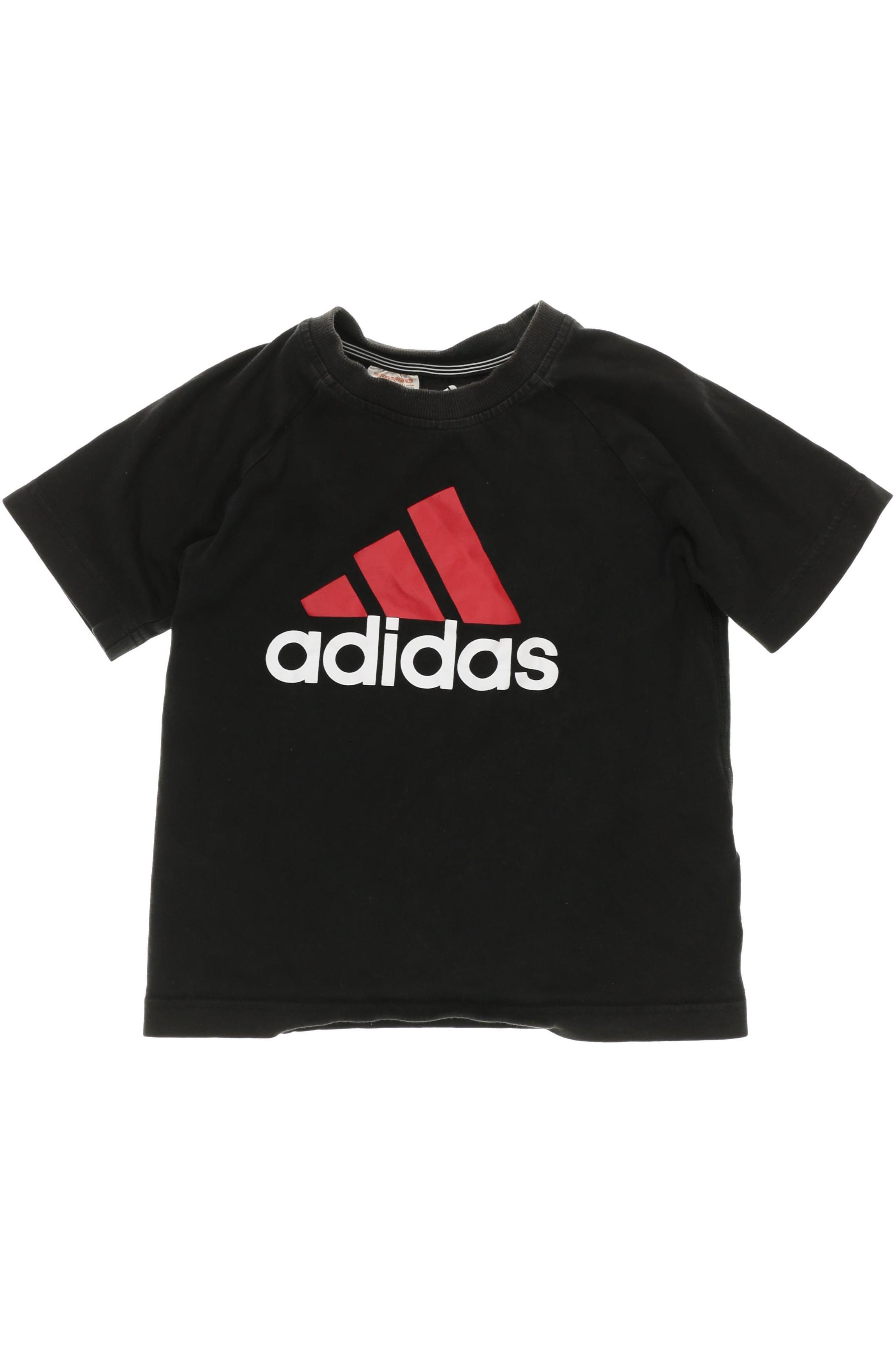 

adidas Jungen T-Shirt, schwarz, Gr. 128
