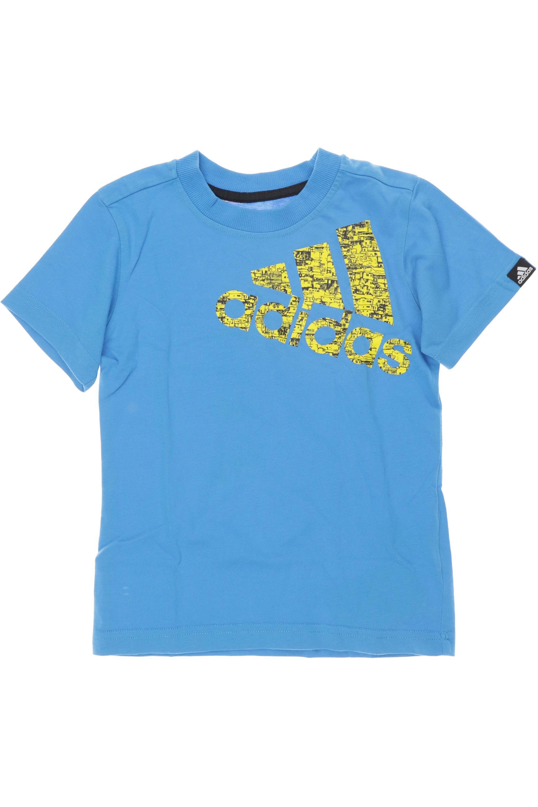 

adidas Jungen T-Shirt, blau, Gr. 110