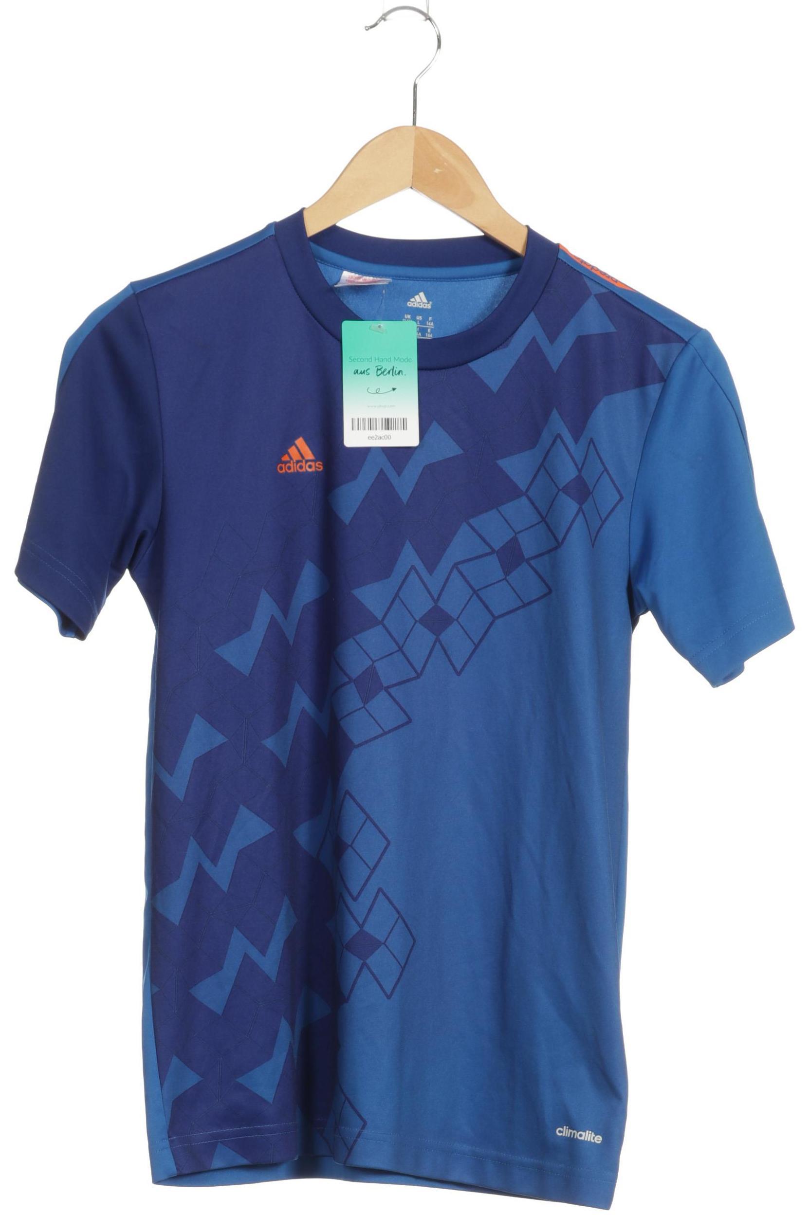 

adidas Jungen T-Shirt, blau, Gr. 164