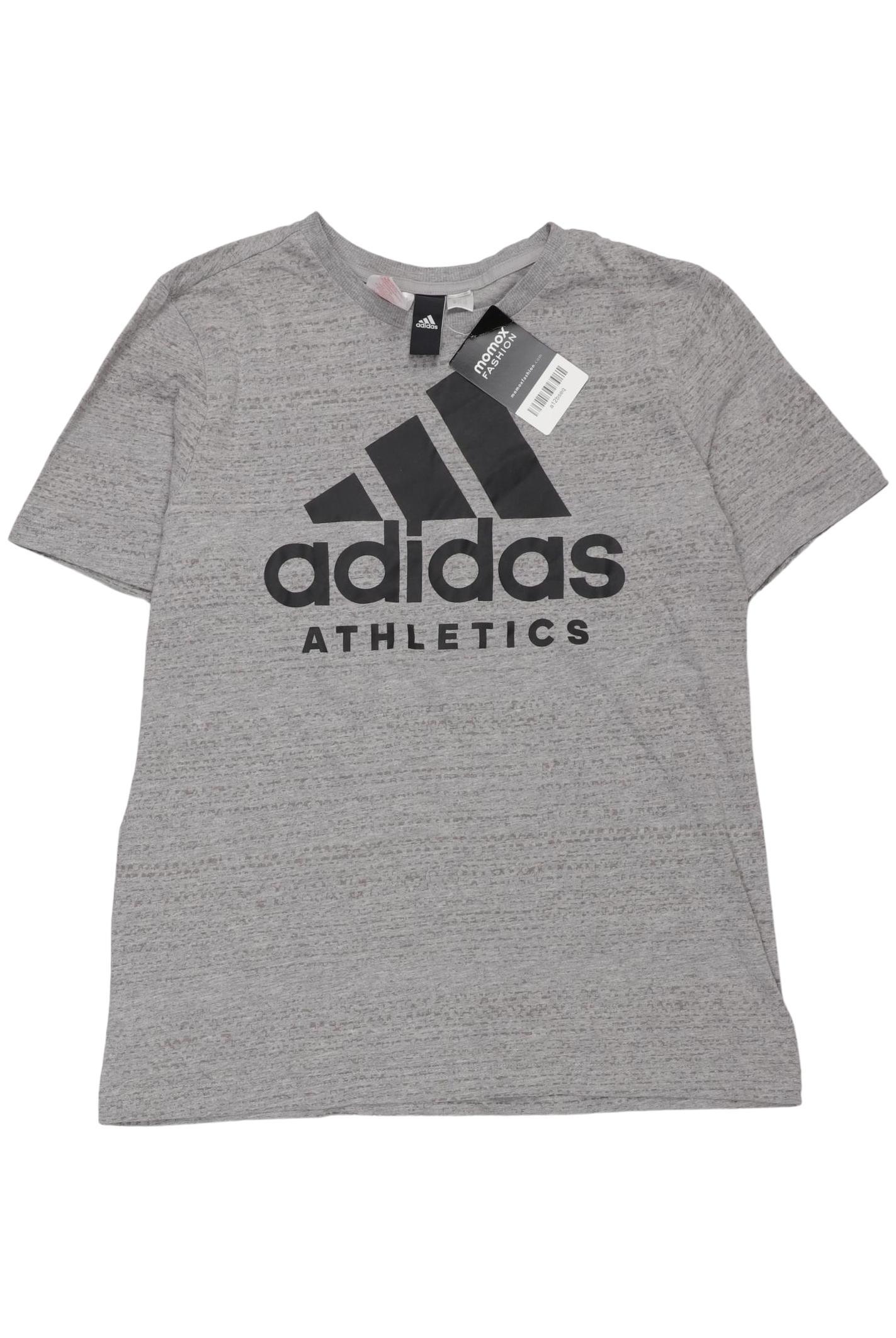 

adidas Herren T-Shirt, grau, Gr. 146