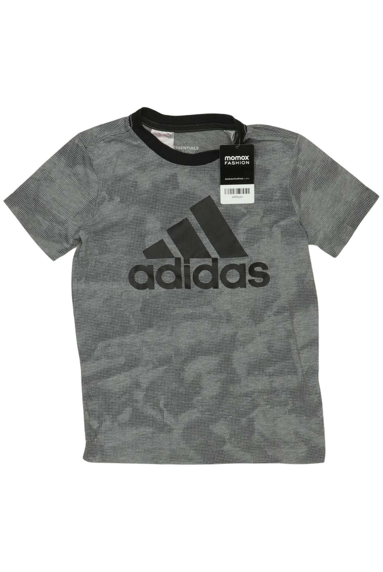 

adidas Herren T-Shirt, grau, Gr. 140
