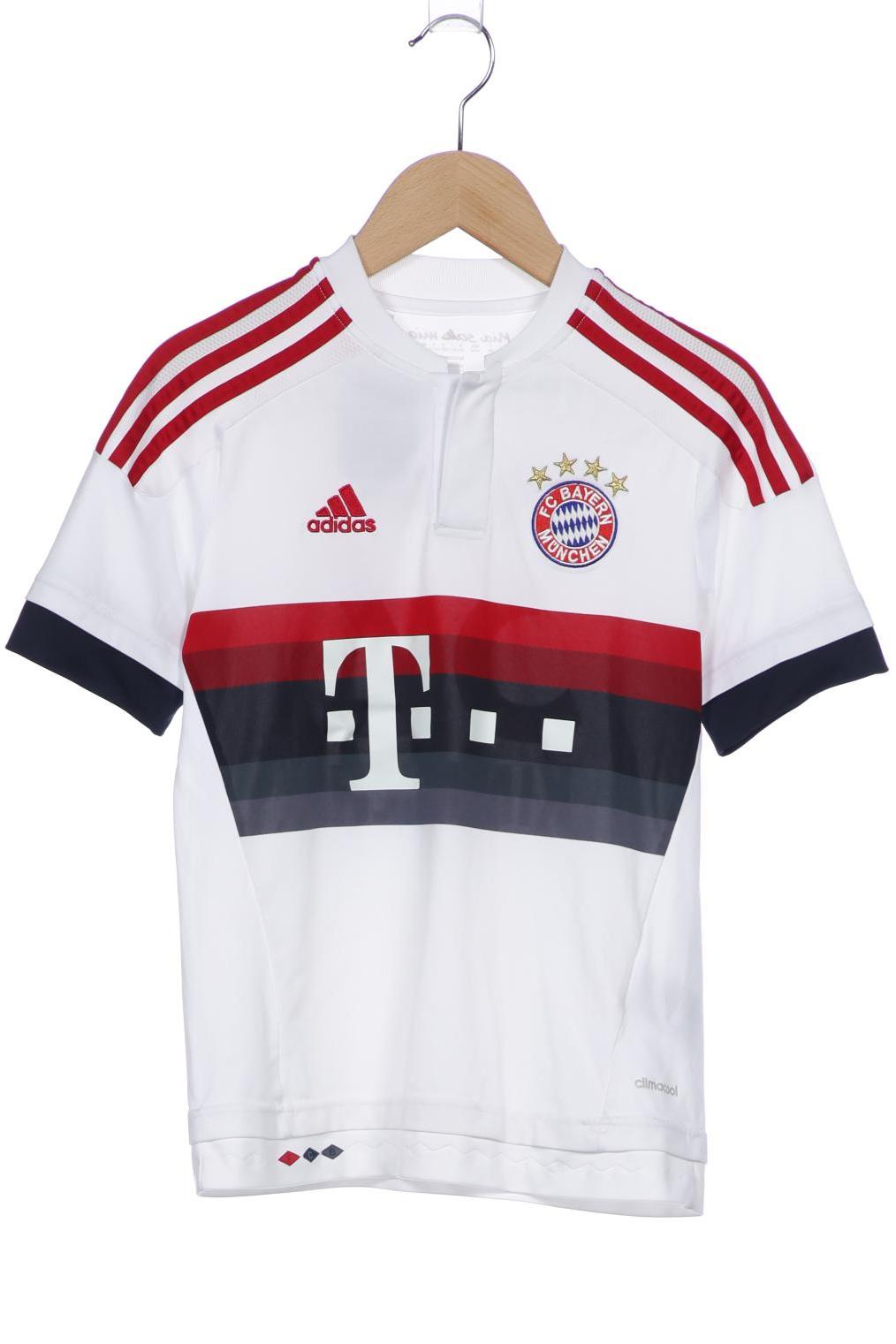 

adidas Herren T-Shirt, weiß, Gr. 152