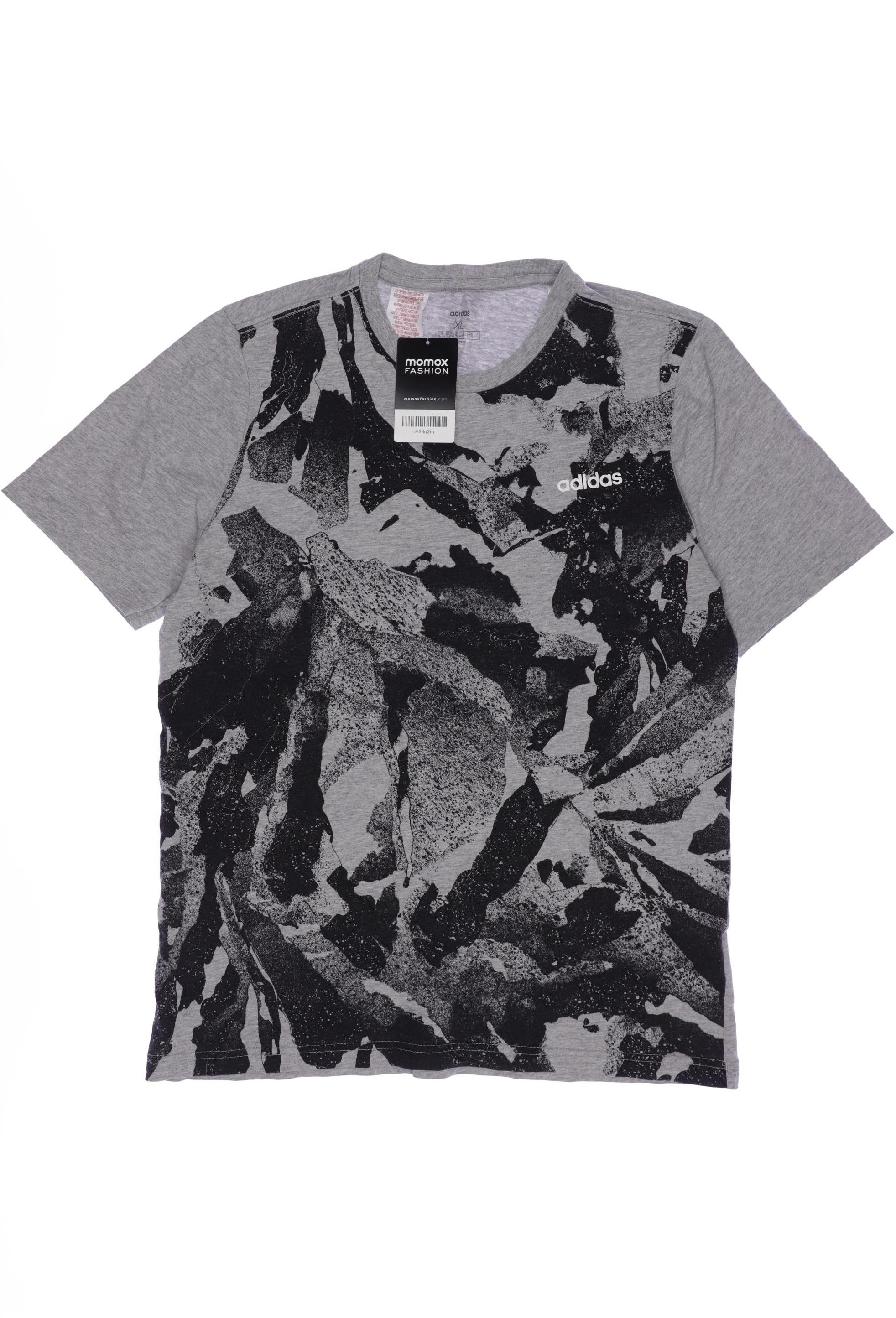 

adidas Herren T-Shirt, grau, Gr. 176