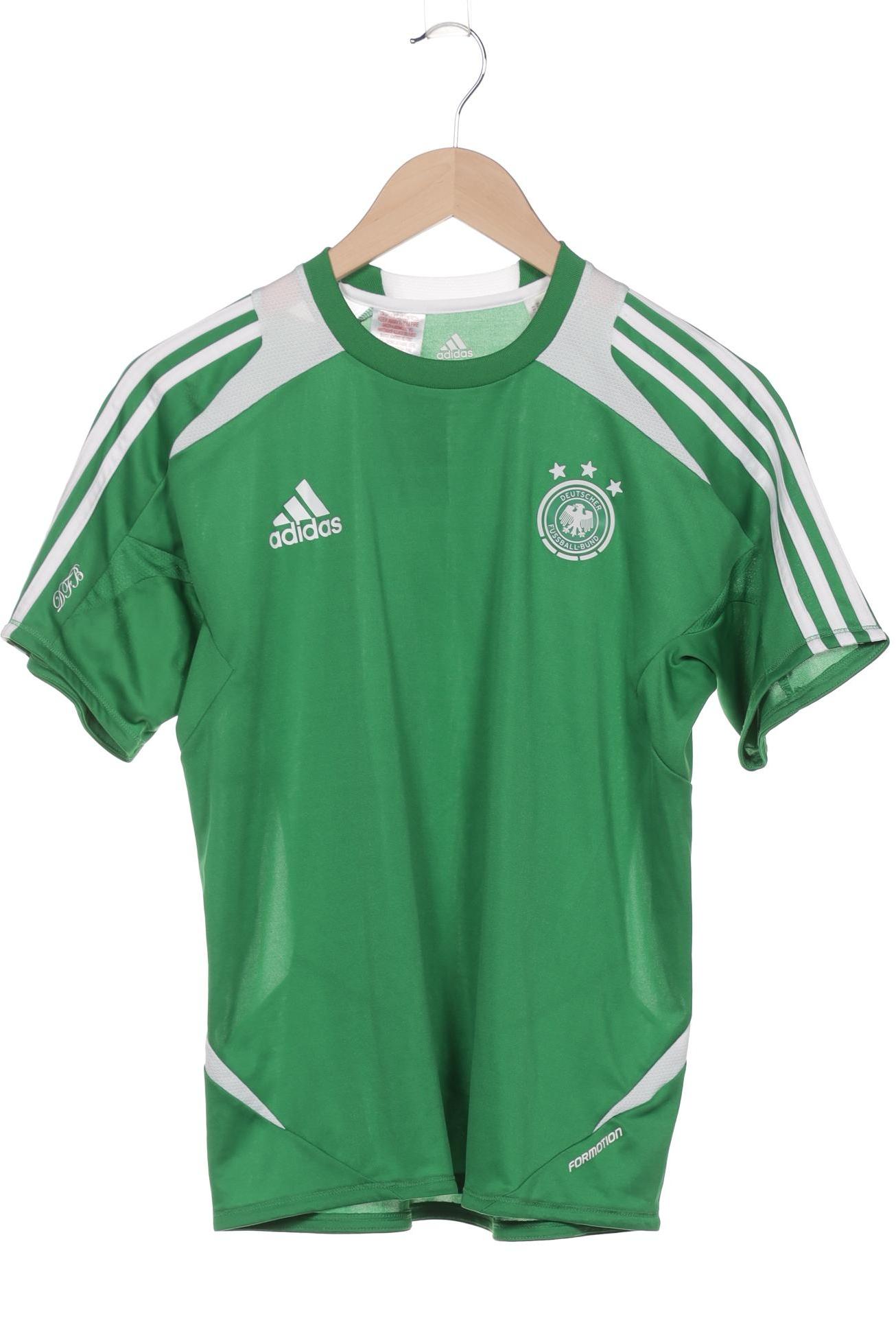 

adidas Jungen T-Shirt, grün, Gr. 164