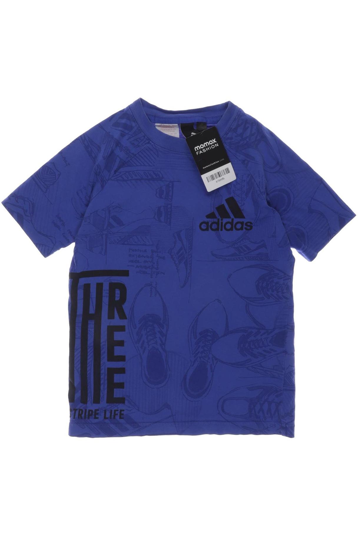 

adidas Herren T-Shirt, blau, Gr. 128