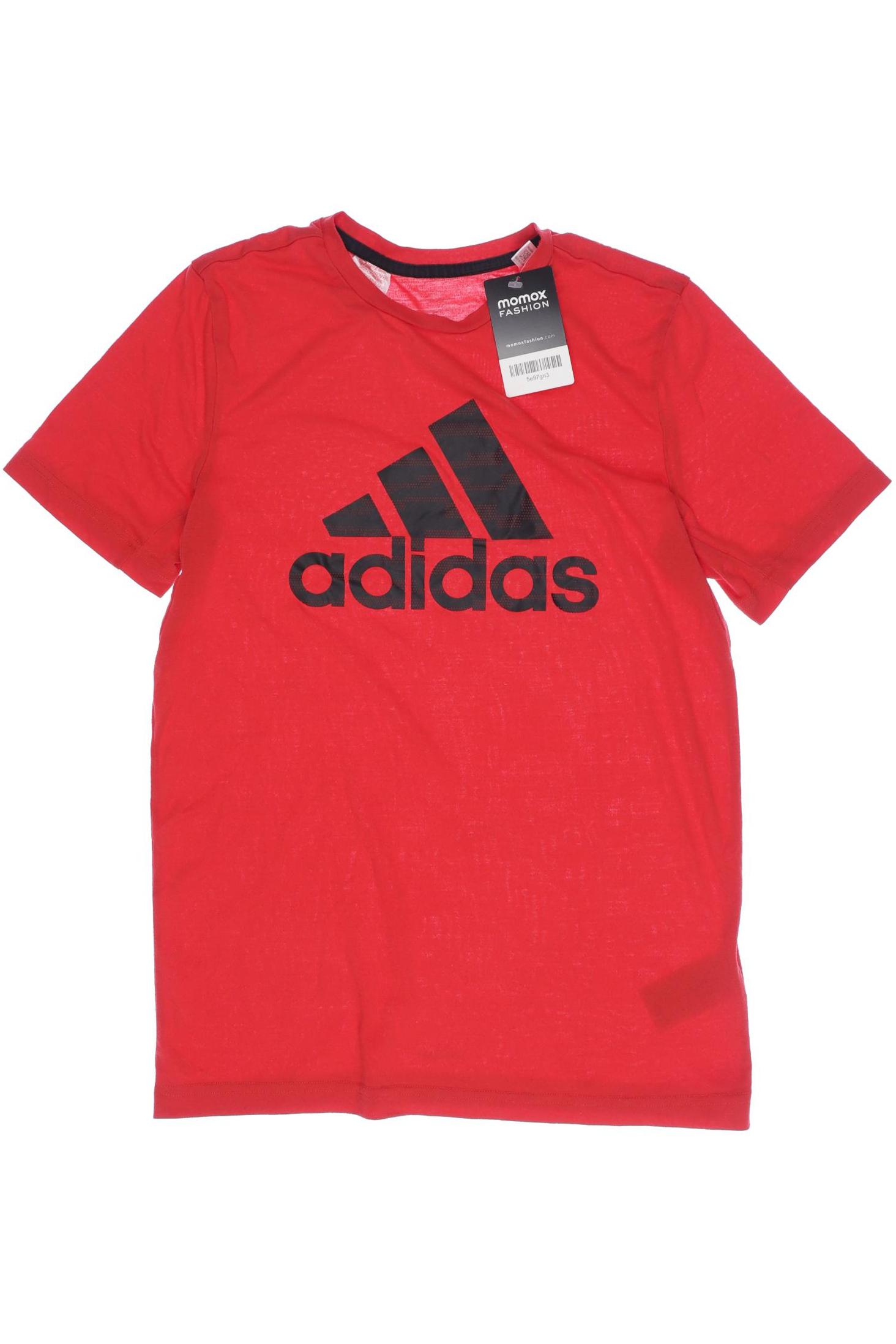 

adidas Herren T-Shirt, rot, Gr. 164