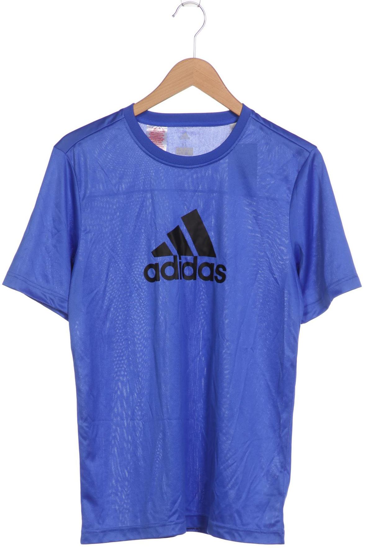

adidas Herren T-Shirt, blau, Gr. 170